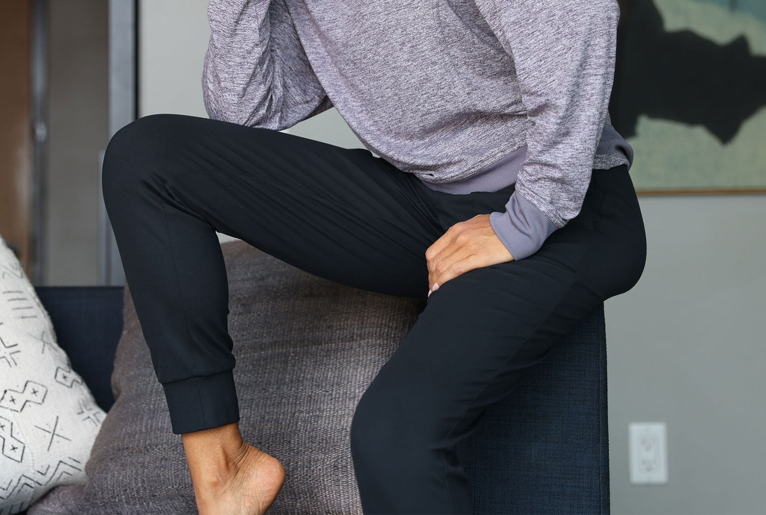 Mondetta, Pants & Jumpsuits, Mondetta Performance Luxury Womens Gray  Leggings Yoga Pants Size Large
