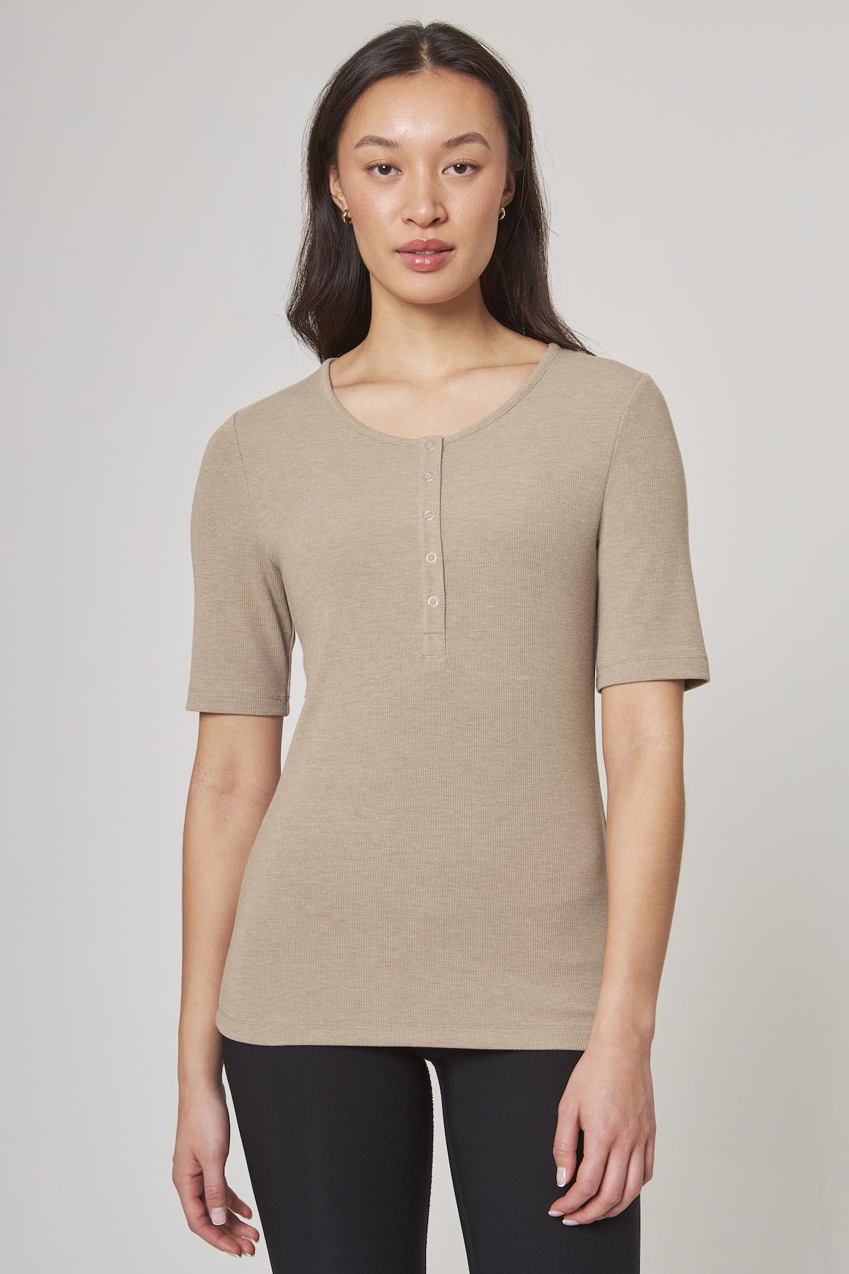 Women’s Short Sleeve Henley