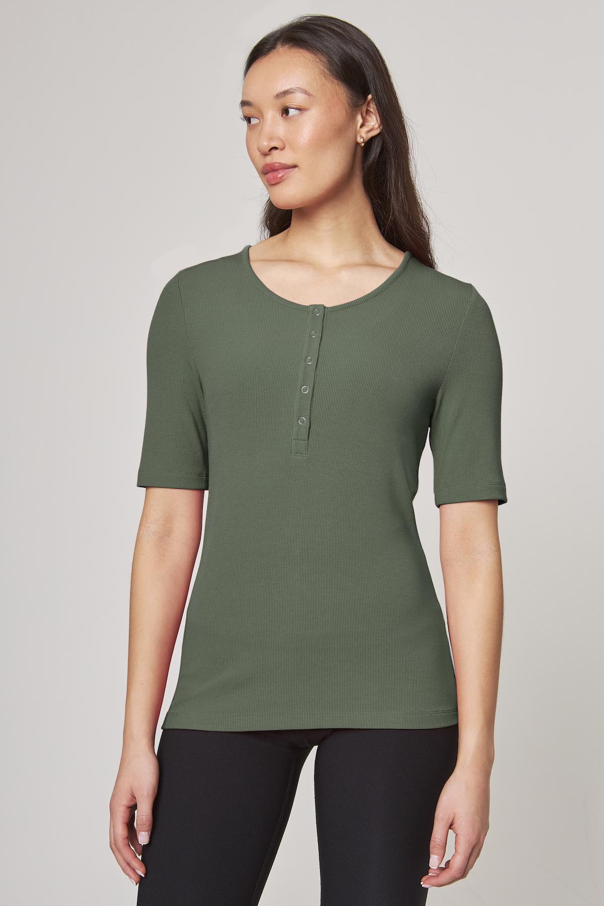 Women’s Short Sleeve Henley