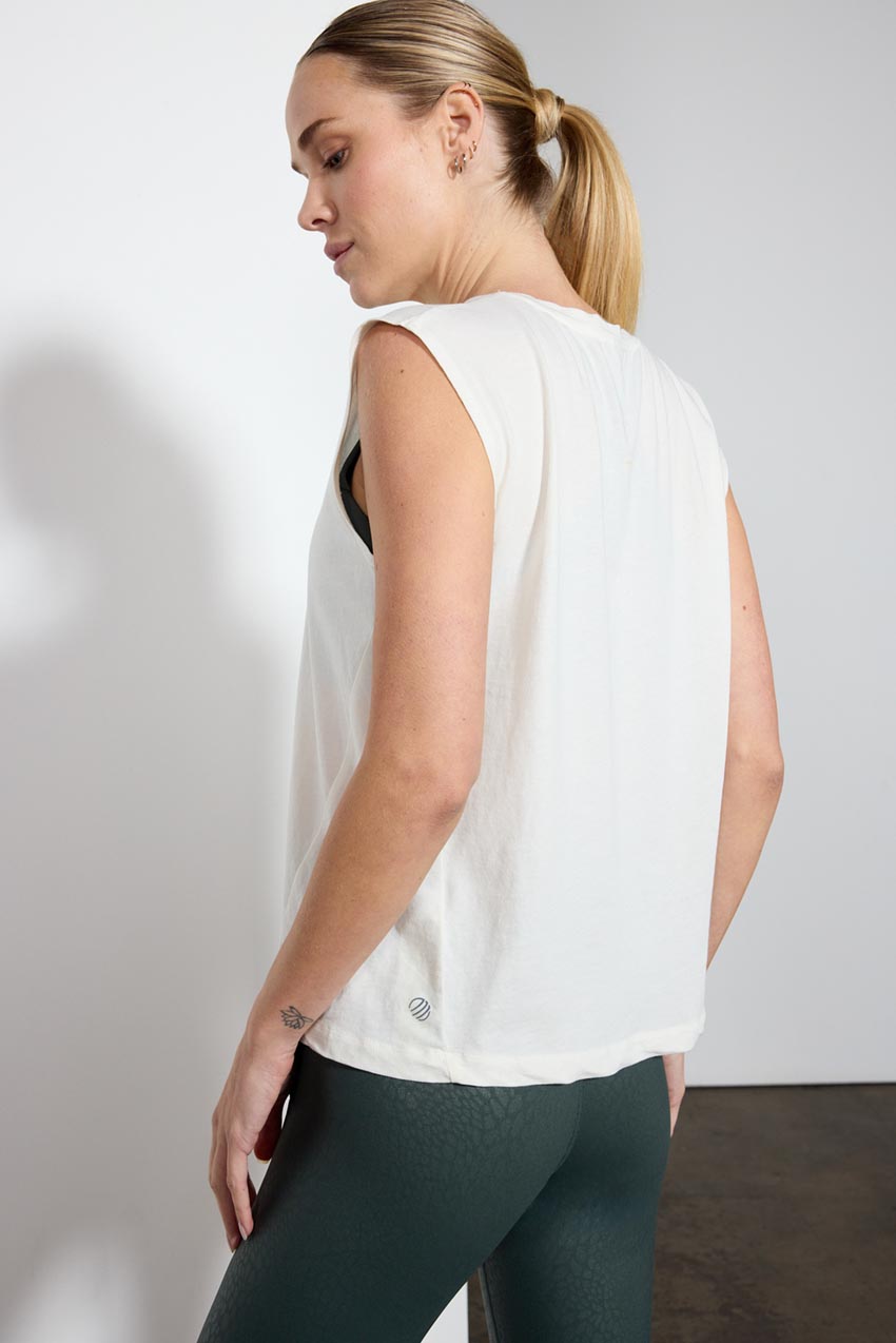Blake Calm Boxy Washed Tank Top