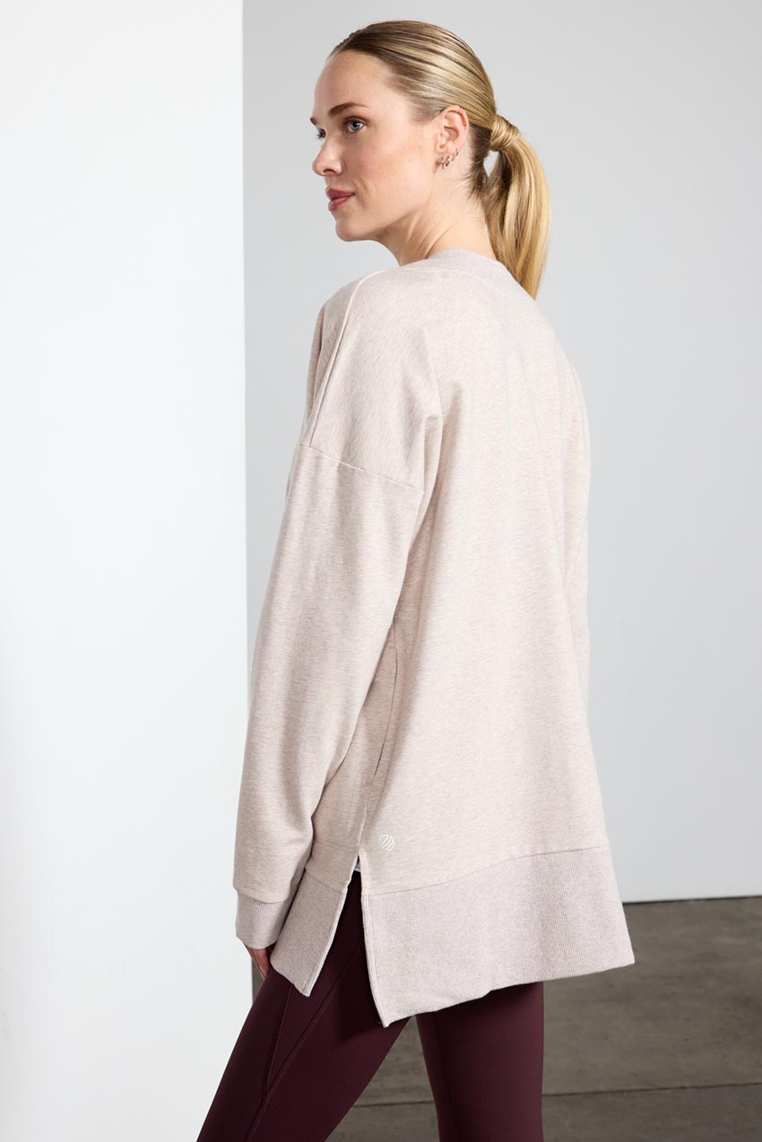 Unwind Button Front Relaxed Cardigan