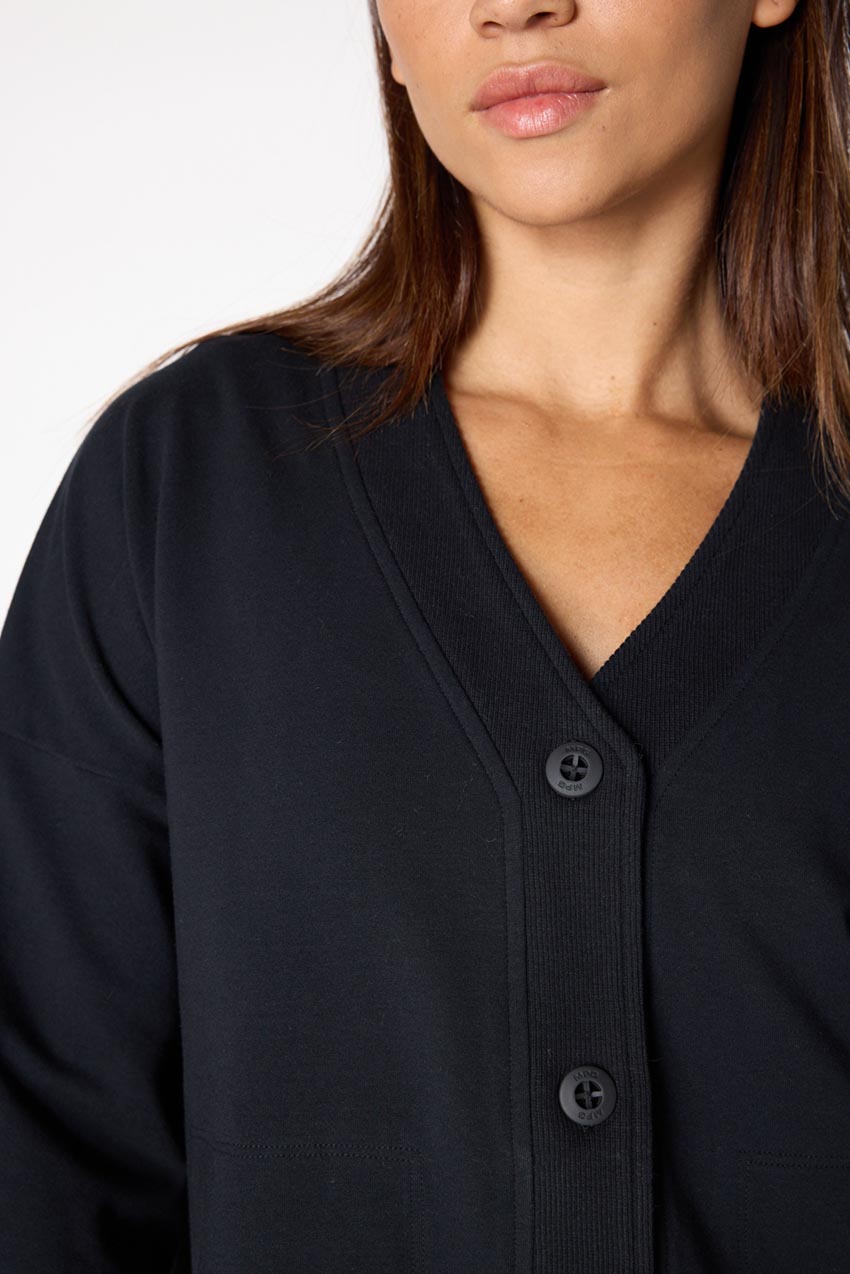 Unwind Button Front Relaxed Cardigan