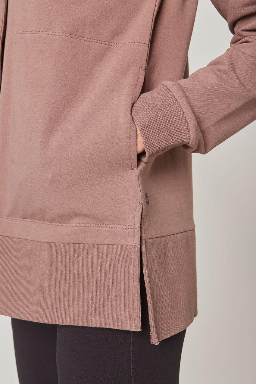 Unwind Button Front Relaxed Cardigan