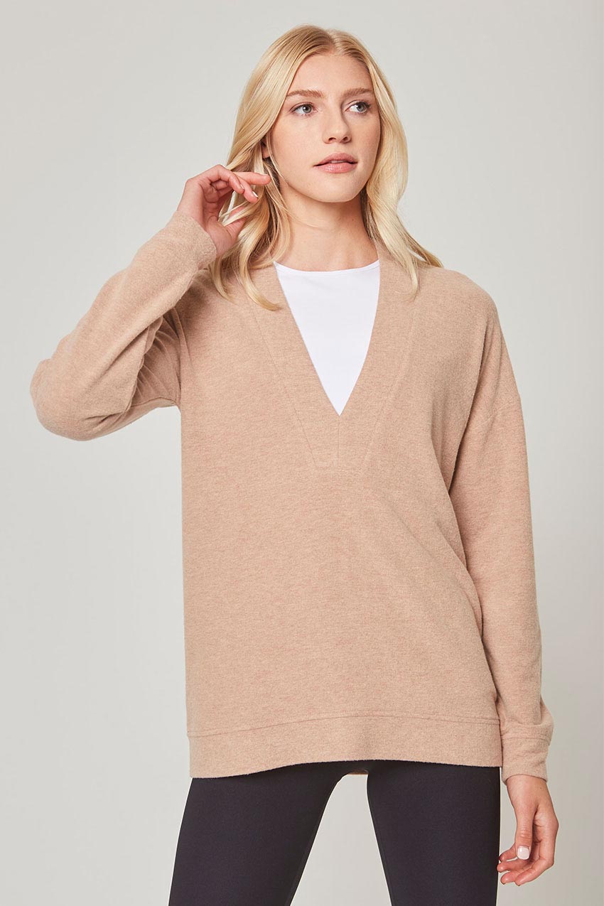 Tranquil Deep-V Pullover