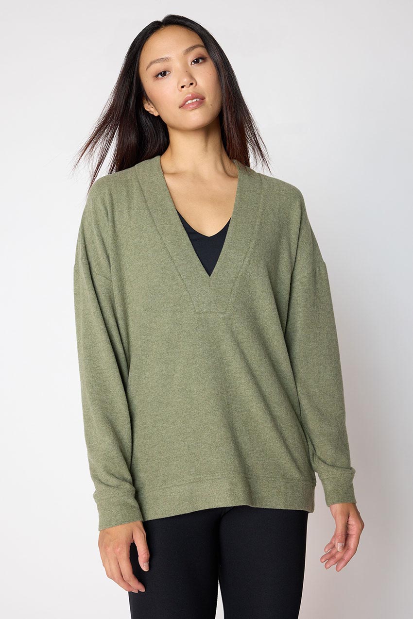 Tranquil Deep-V Pullover