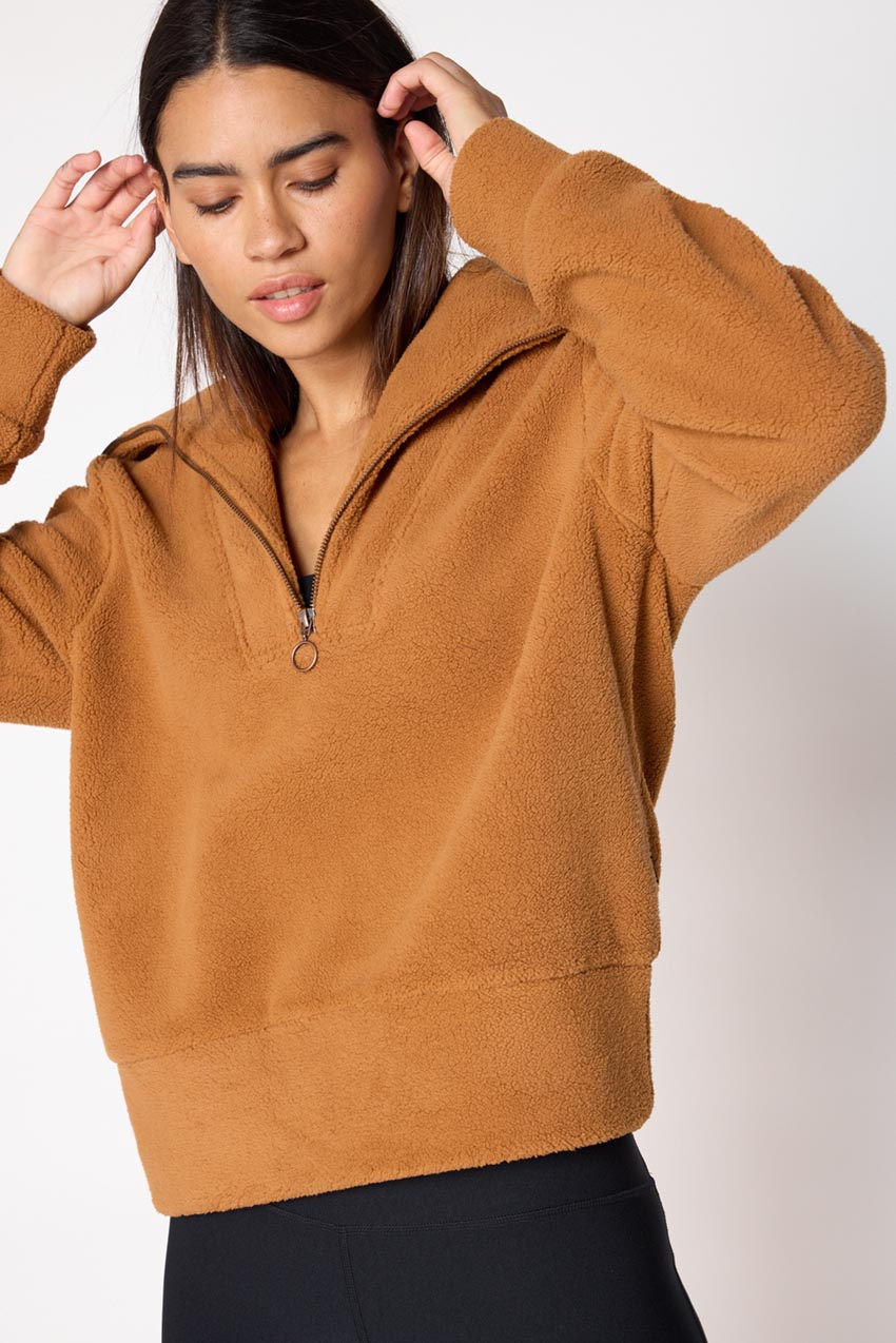 Levitate Half-Zip Berber Pullover