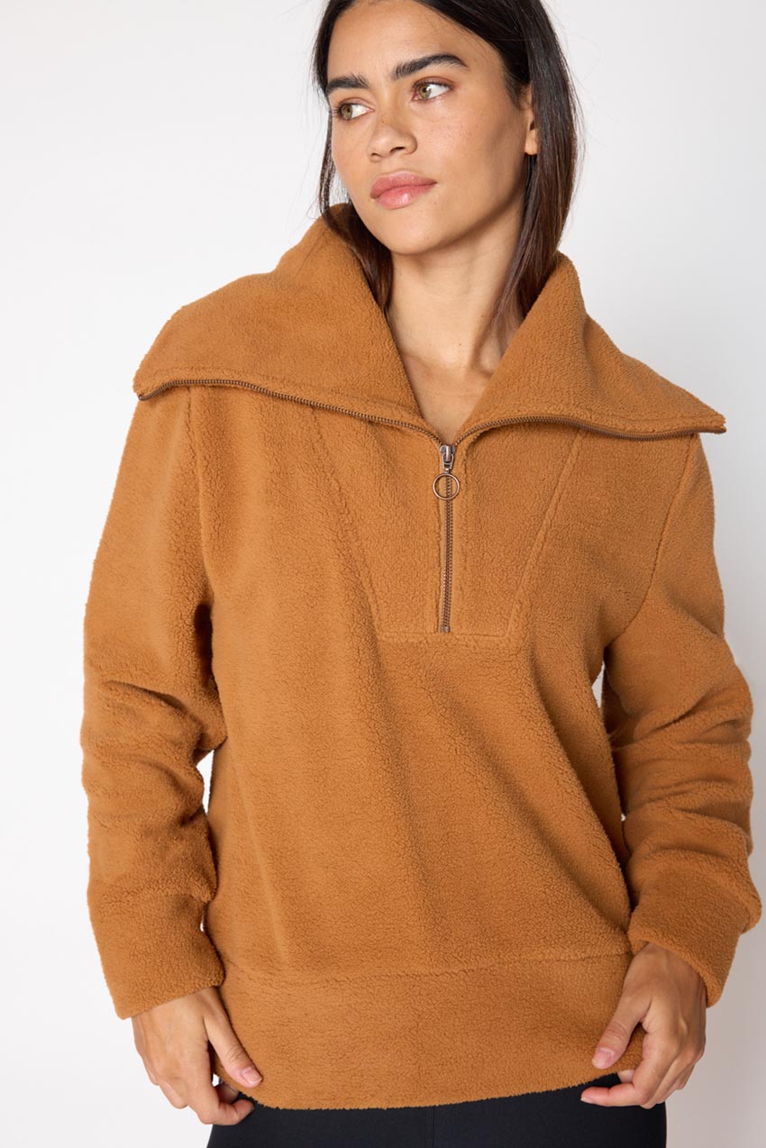Levitate Half-Zip Berber Pullover
