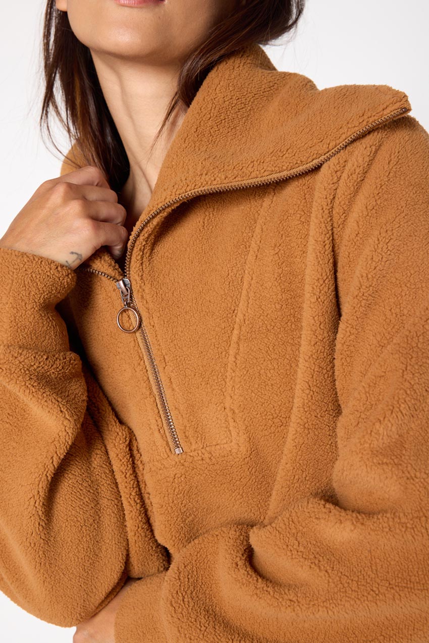Levitate Half-Zip Berber Pullover