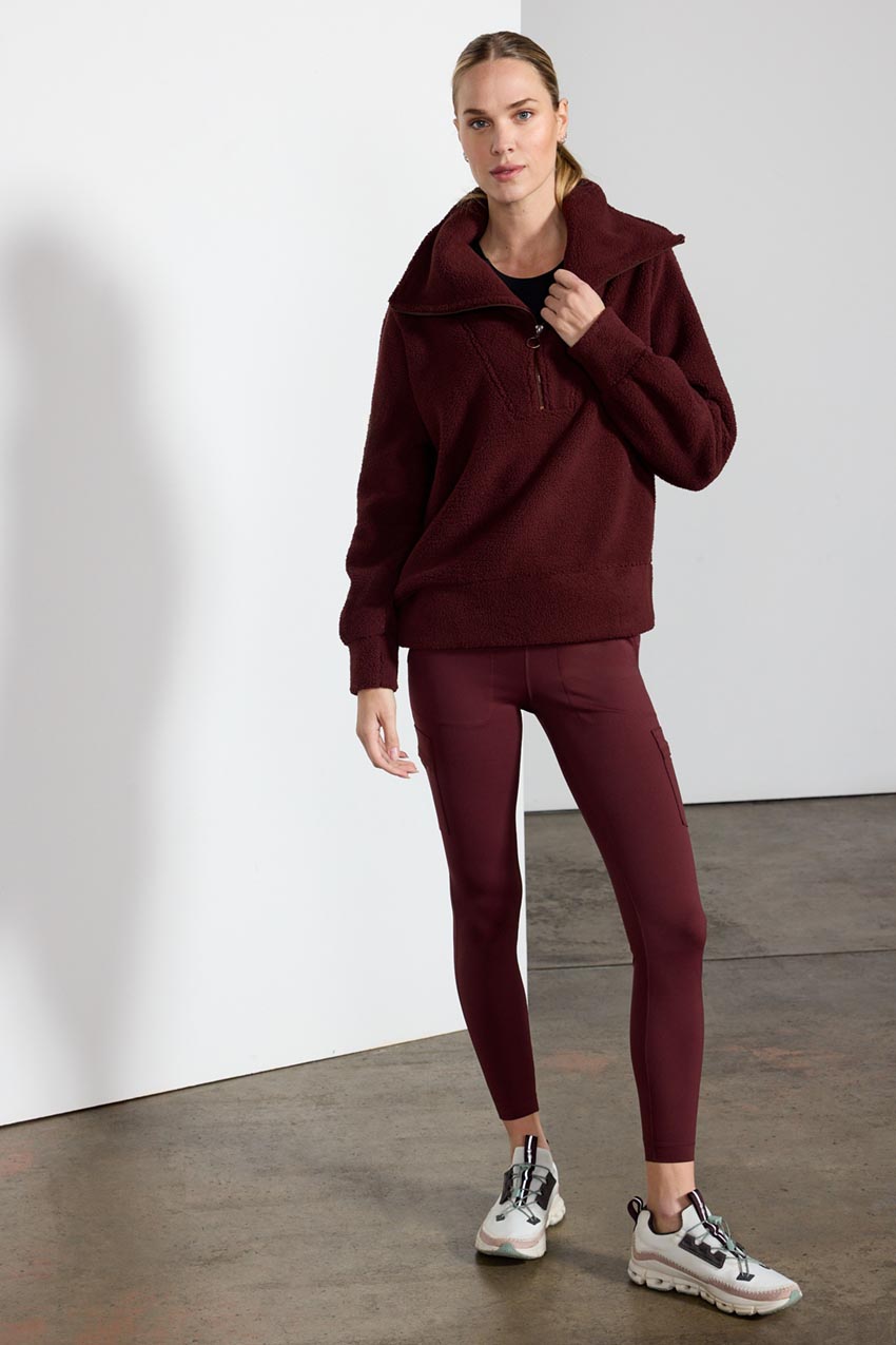 Levitate Half-Zip Berber Pullover