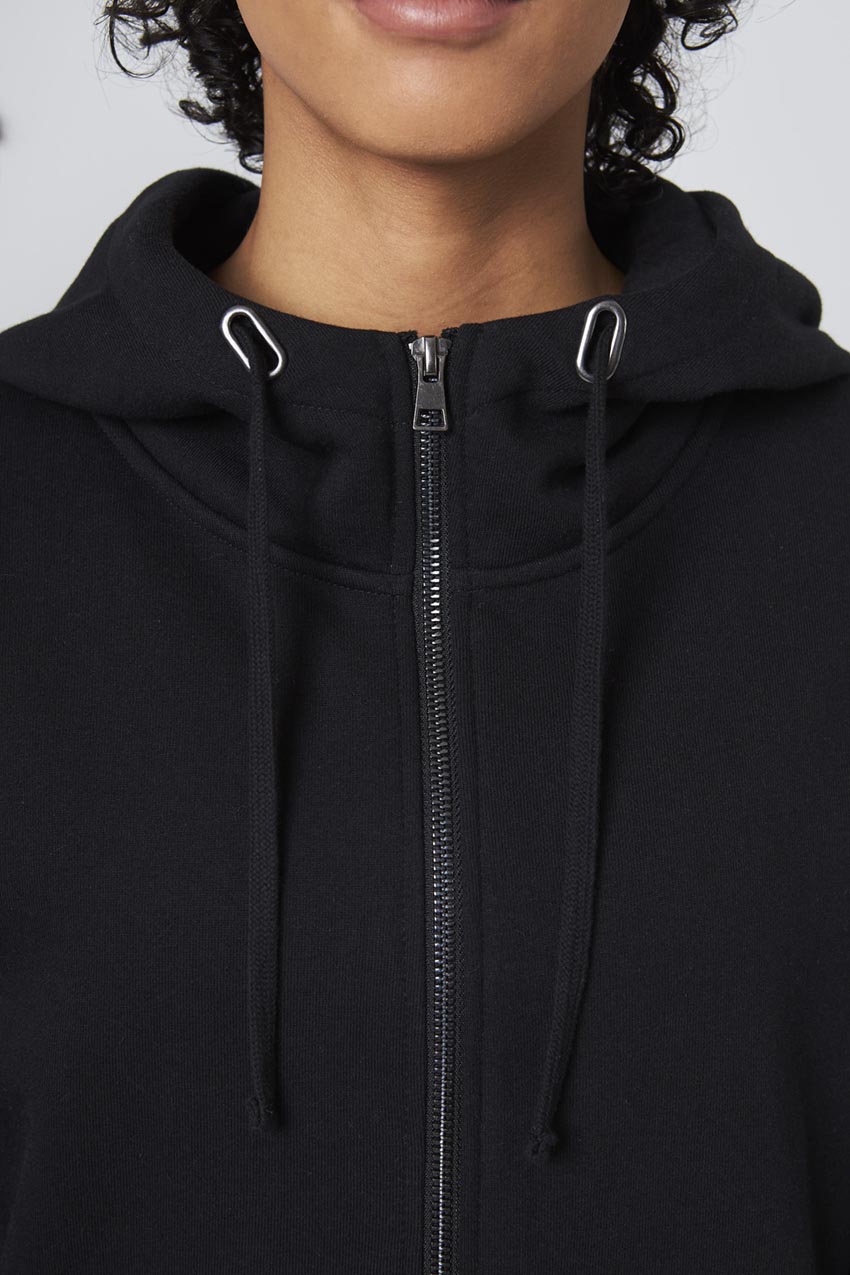 Ease Organic Cotton Oversized Zip-Up Hoodie