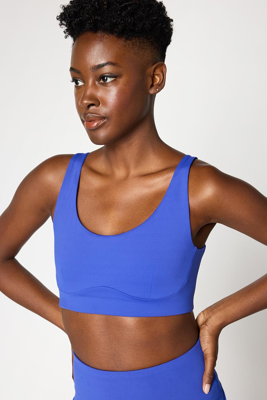 Vital Recycled Nylon Cross Strap Light Support Sports Bra