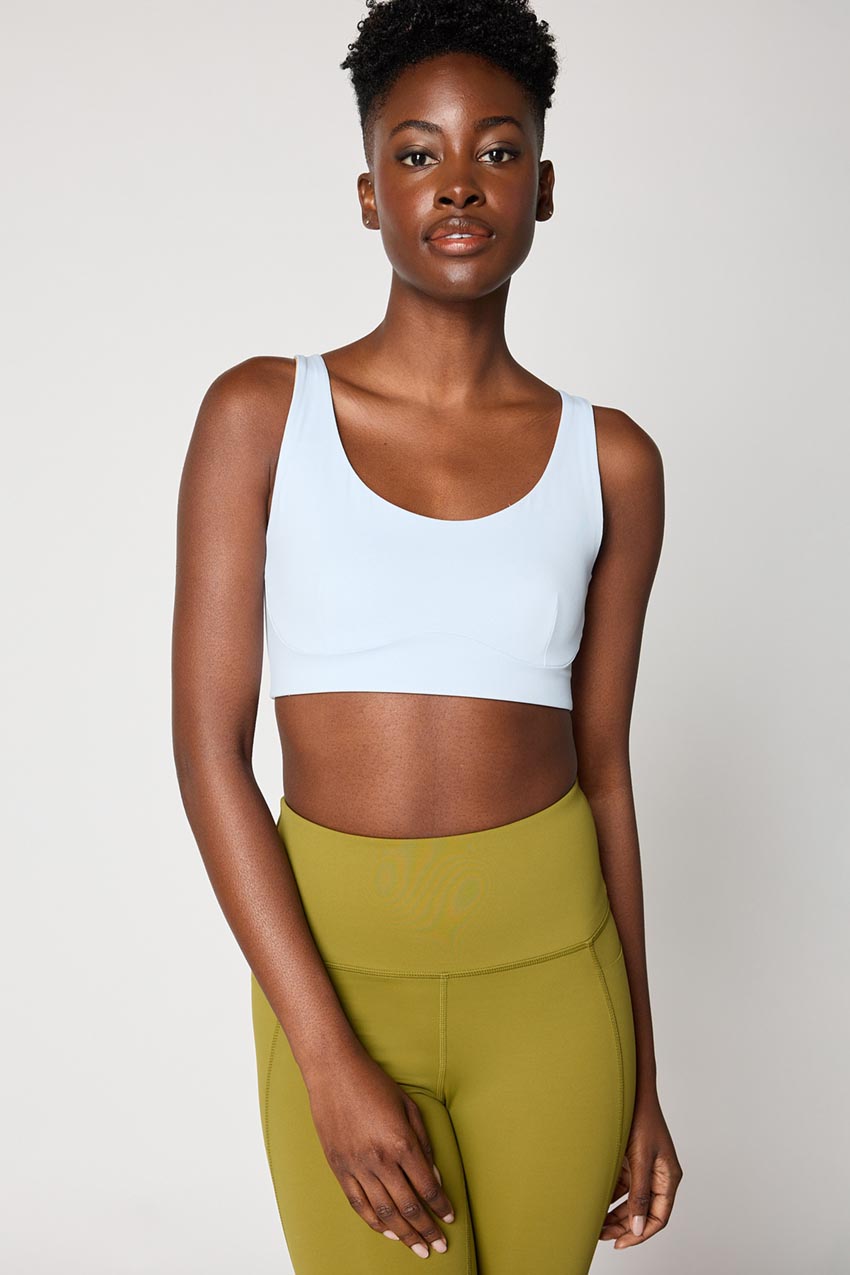 Vital Recycled Nylon Cross Strap Light Support Sports Bra