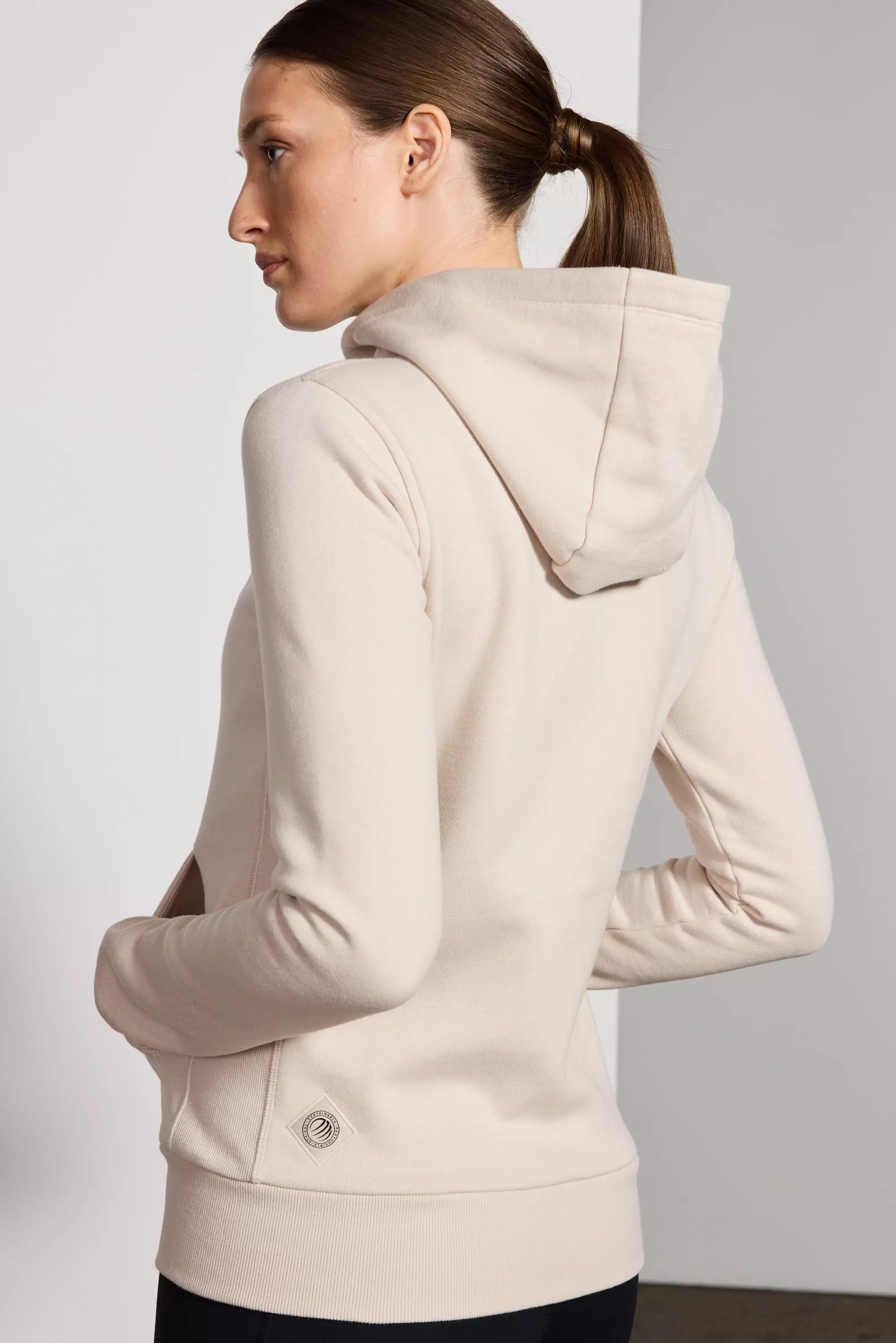 Luxefleece Zip-Up Hoodie - Stone