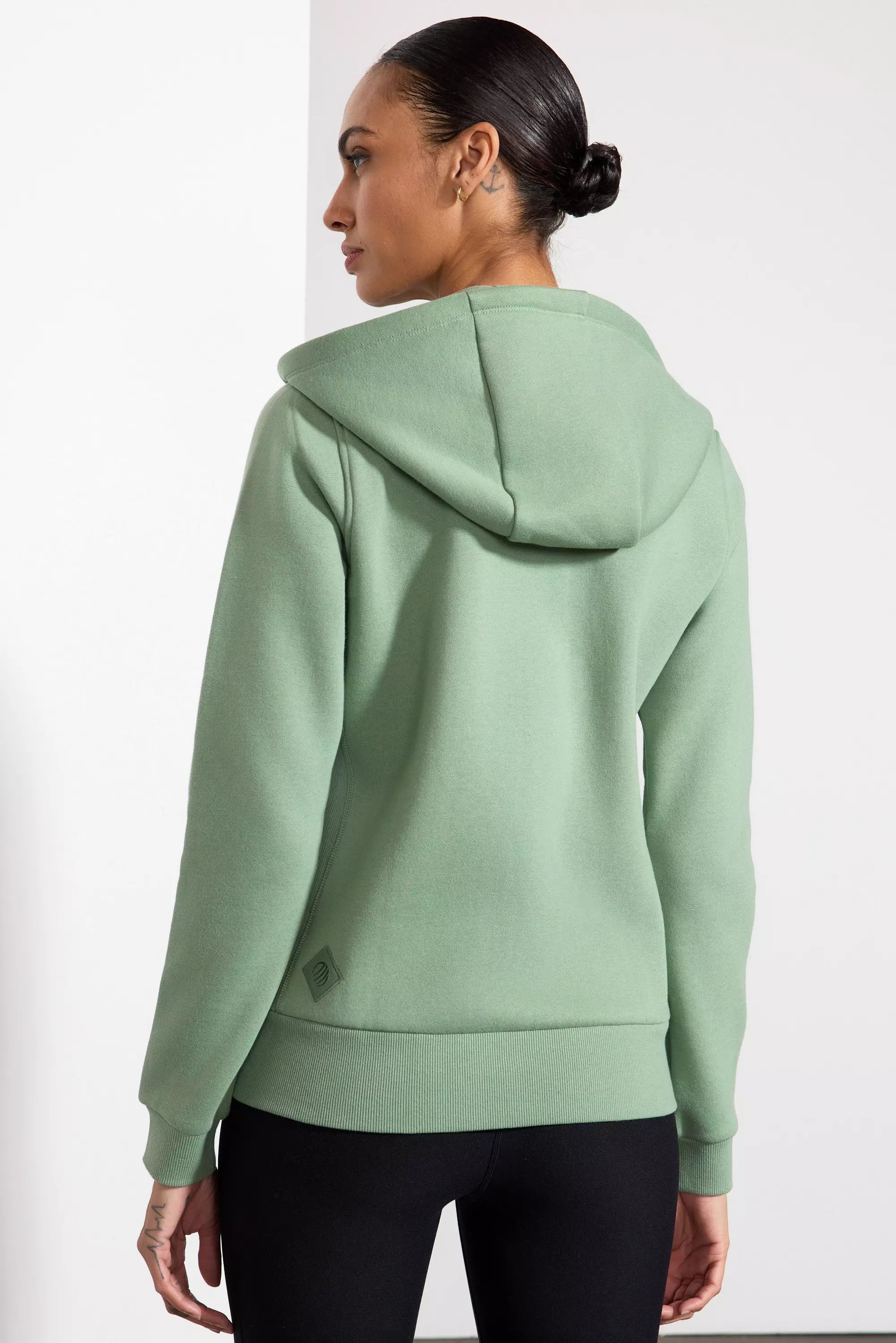Luxefleece Zip-Up Hoodie - Hedge Green