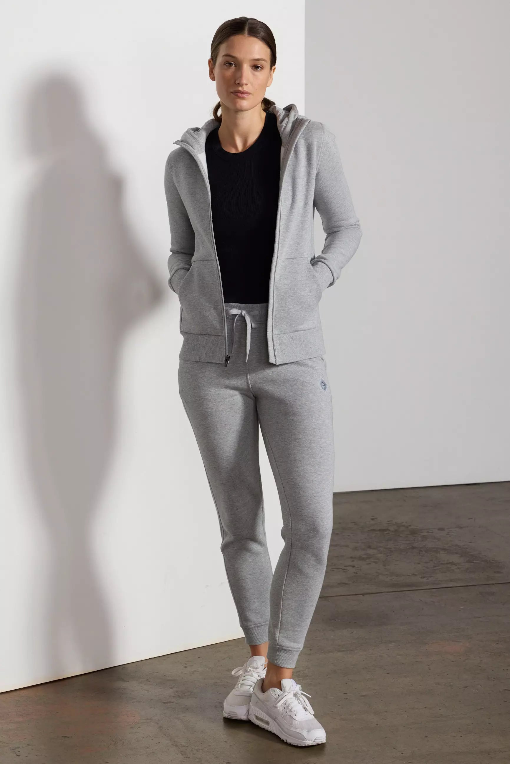 Luxefleece Zip-Up Hoodie - Htr Concrete