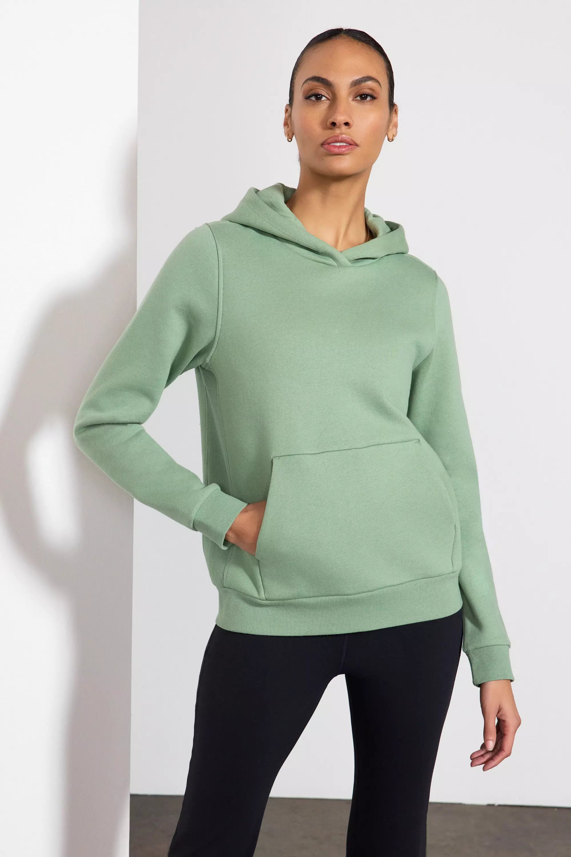 Pastel green hoodie best sale