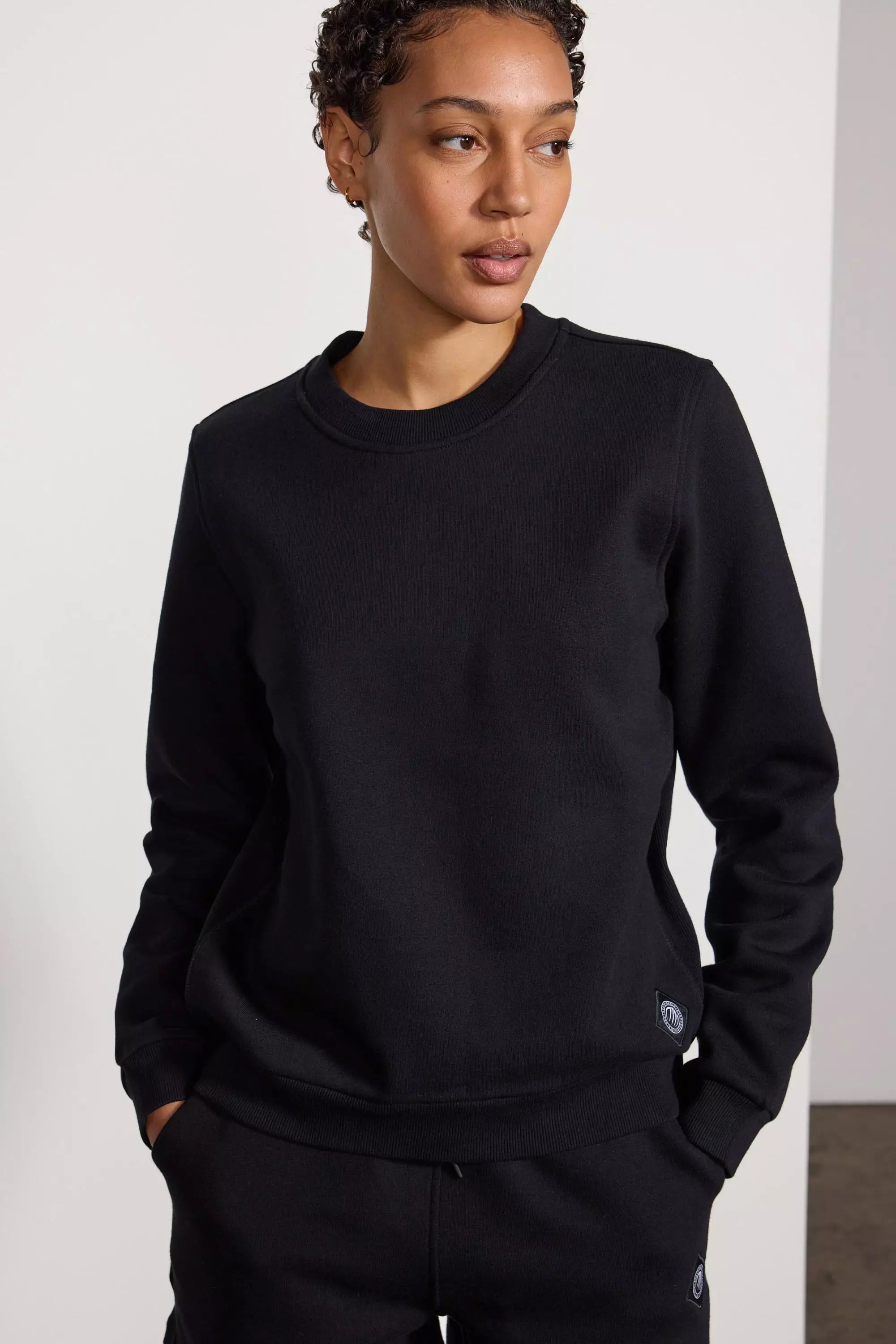 Comfort Fleece Sweatshirt Black