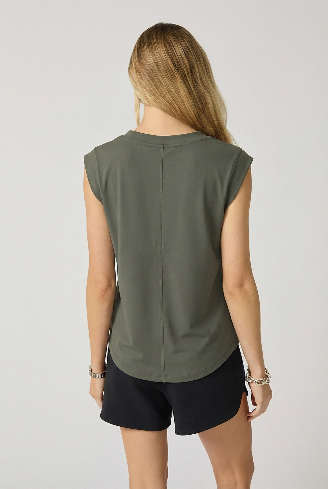 Performance Knit V-Neck Tee - Kambaba