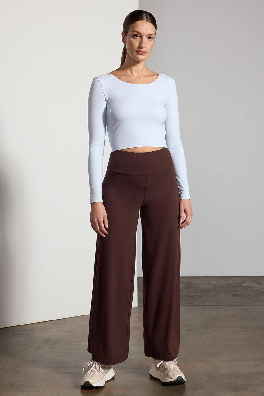 Imagine Scoop Neck Long Sleeve Top