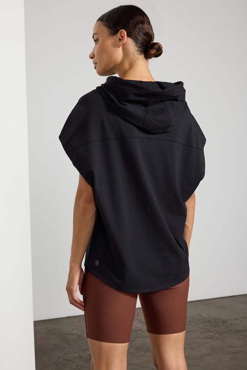 Balance TENCEL™ Slouchy Kanga Pocket Sweatshirt - Black