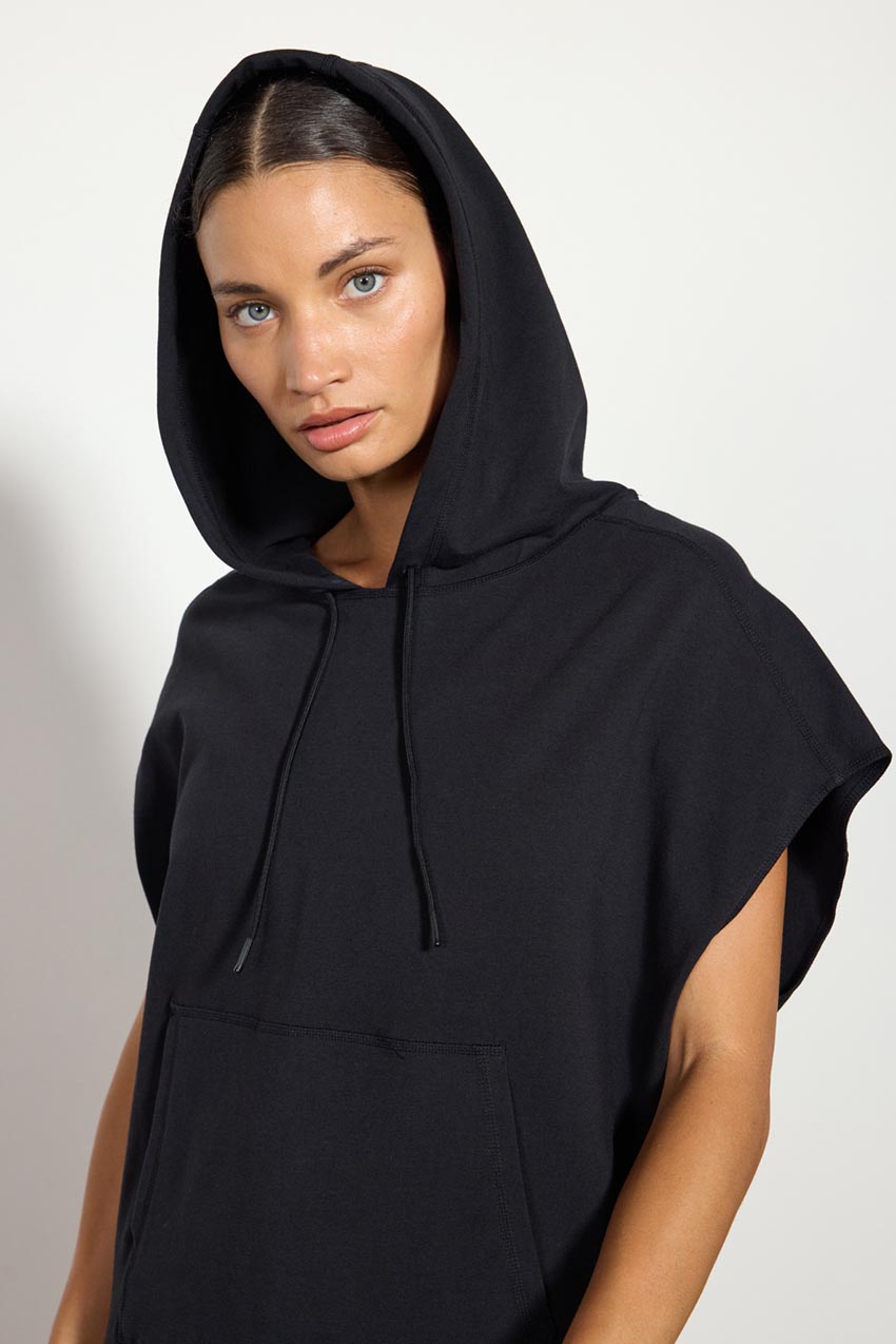 Balance TENCEL™ Slouchy Kanga Pocket Sweatshirt - Black
