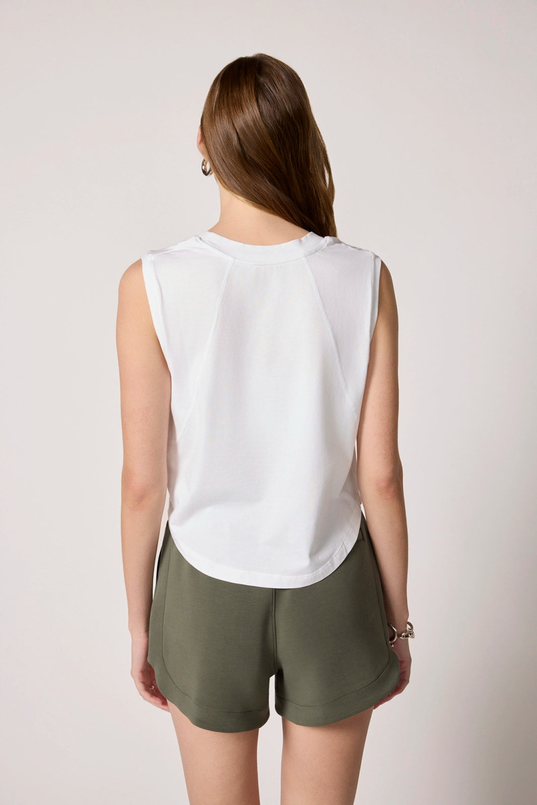 Pima Cotton Tank - Brilliant White