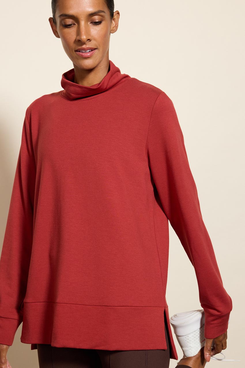 Serene TENCEL™ Modal Funnel Neck Pullover