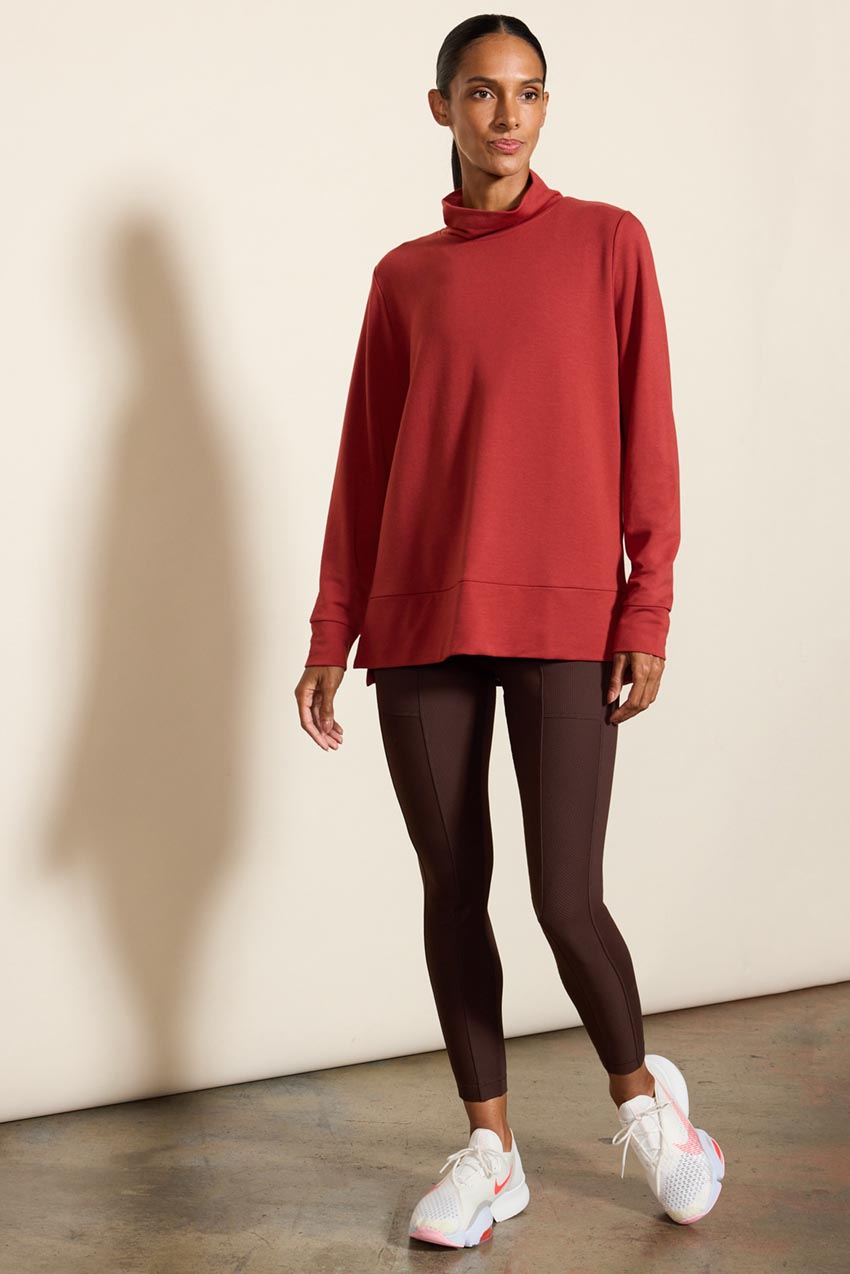 Serene TENCEL™ Modal Funnel Neck Pullover