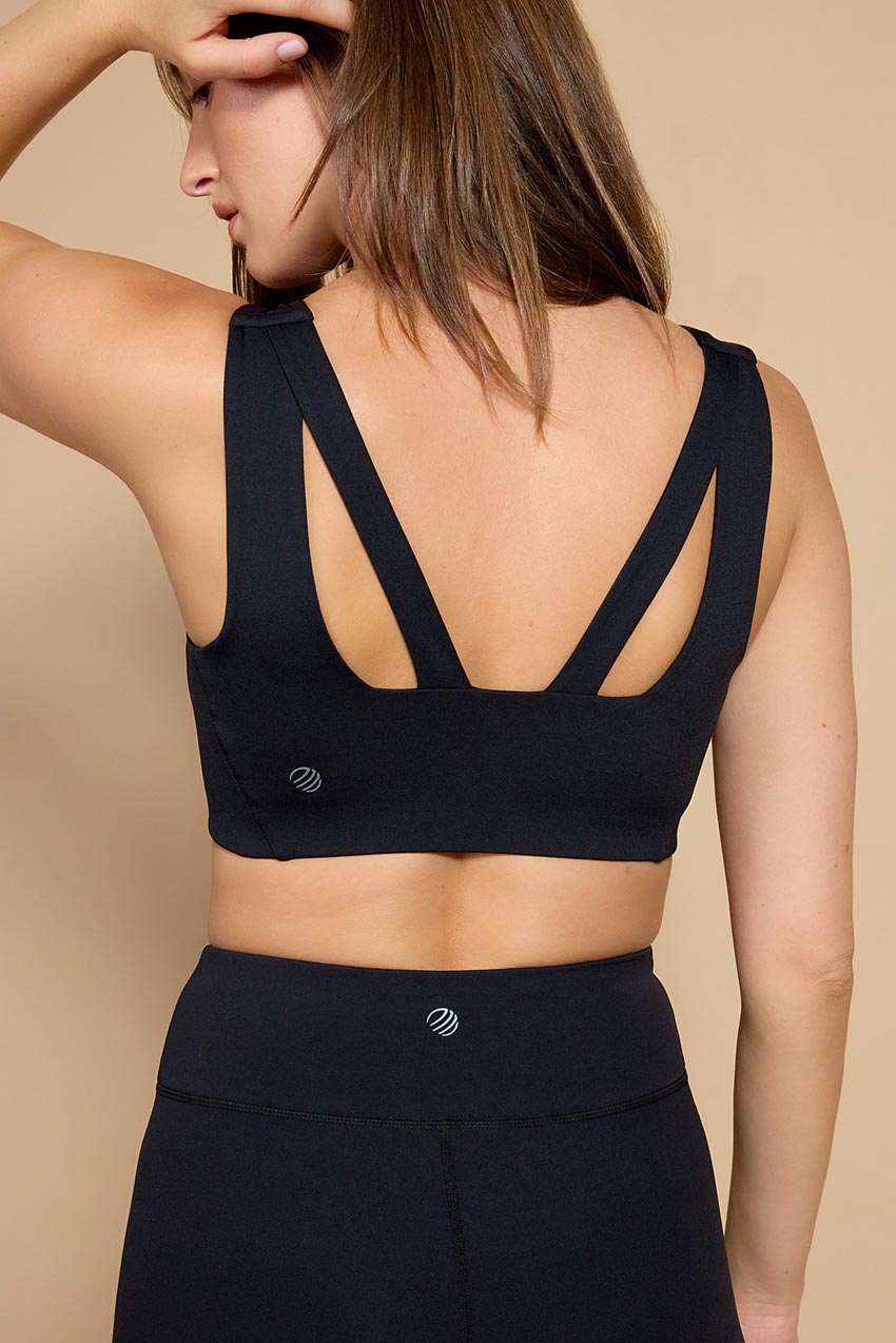 Vital Square Neck Medium Support Sports Bra