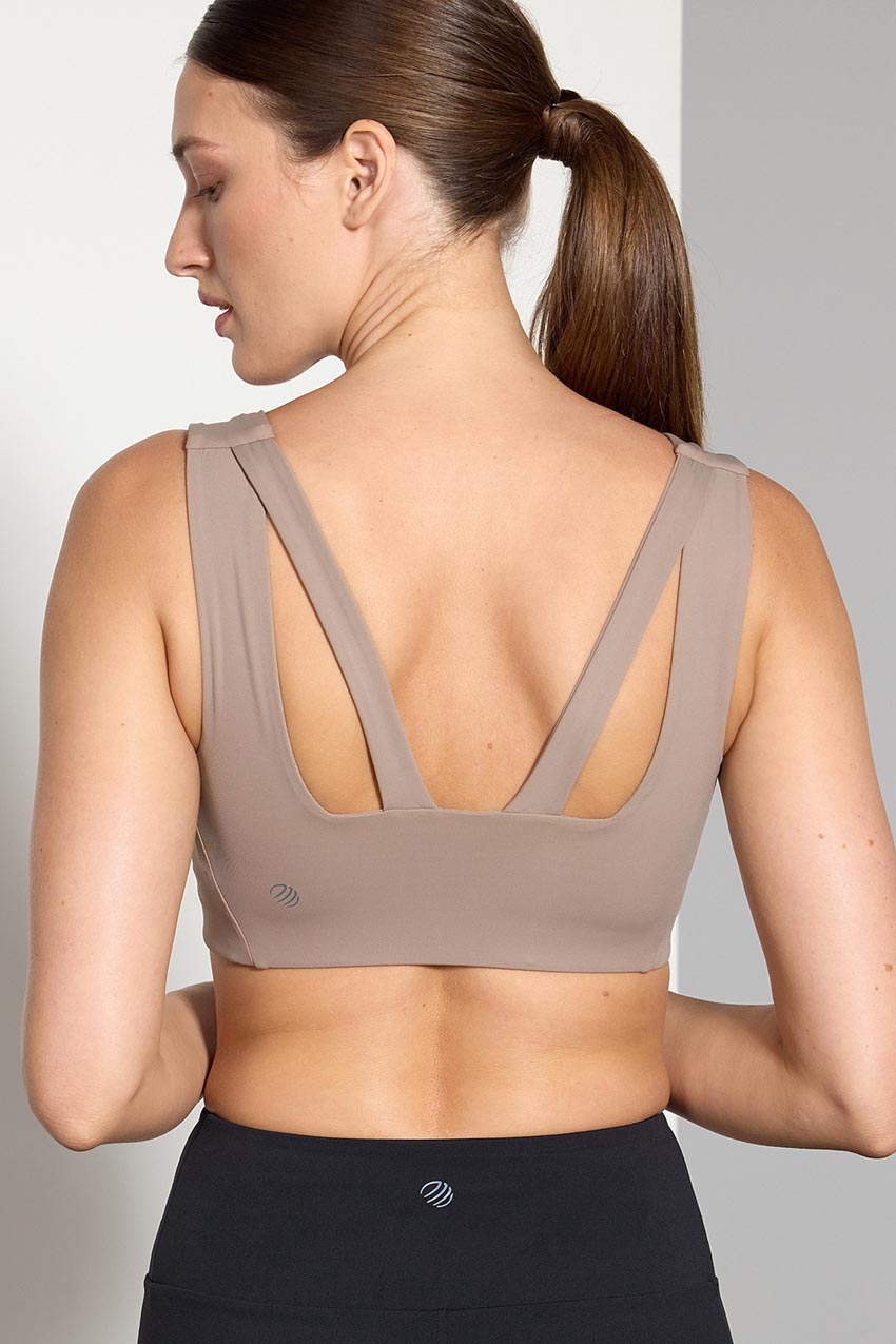 Vital Square Neck Medium Support Sports Bra