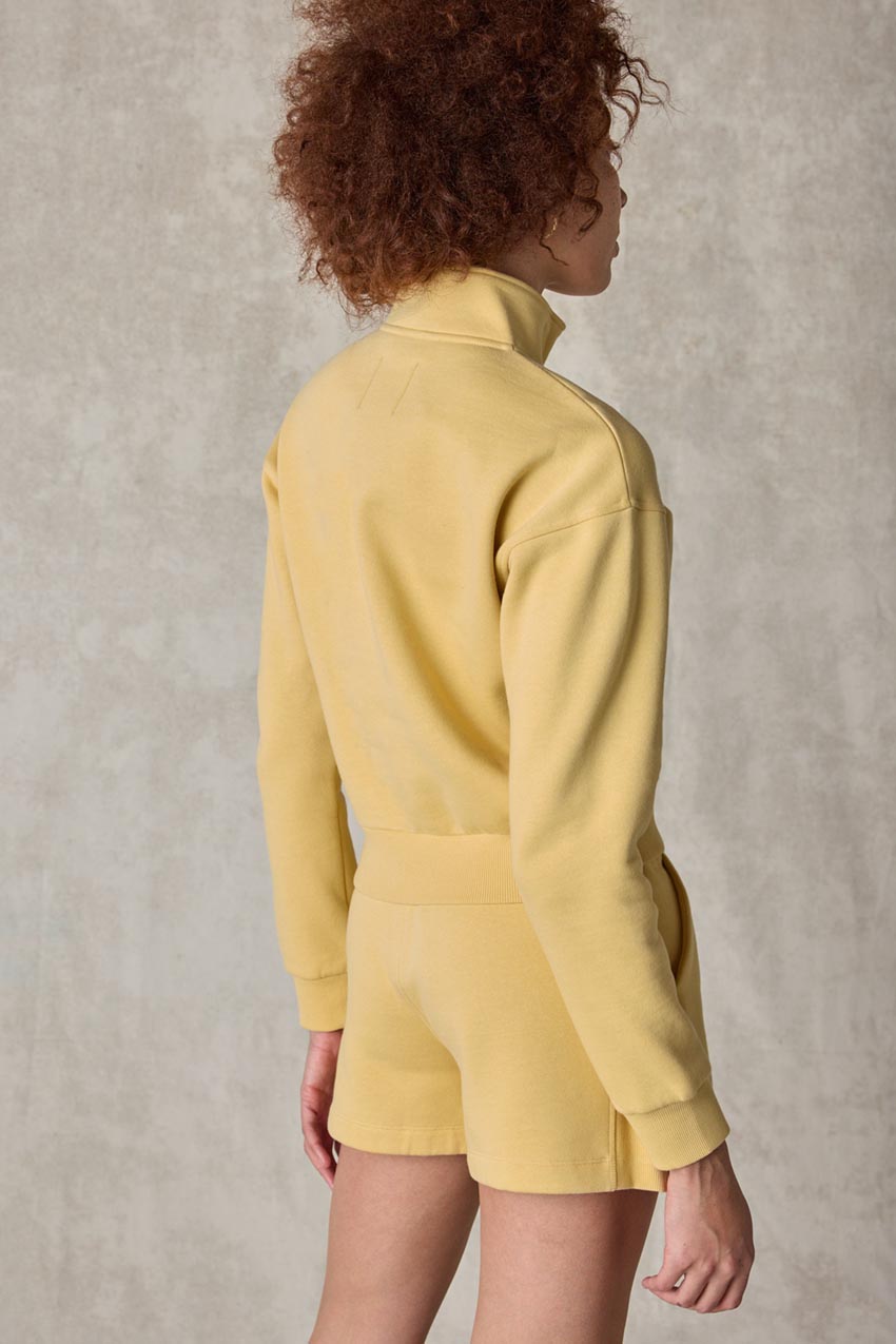 The Comfort Women’s 1/4 Zip Cropped Sweatshirt