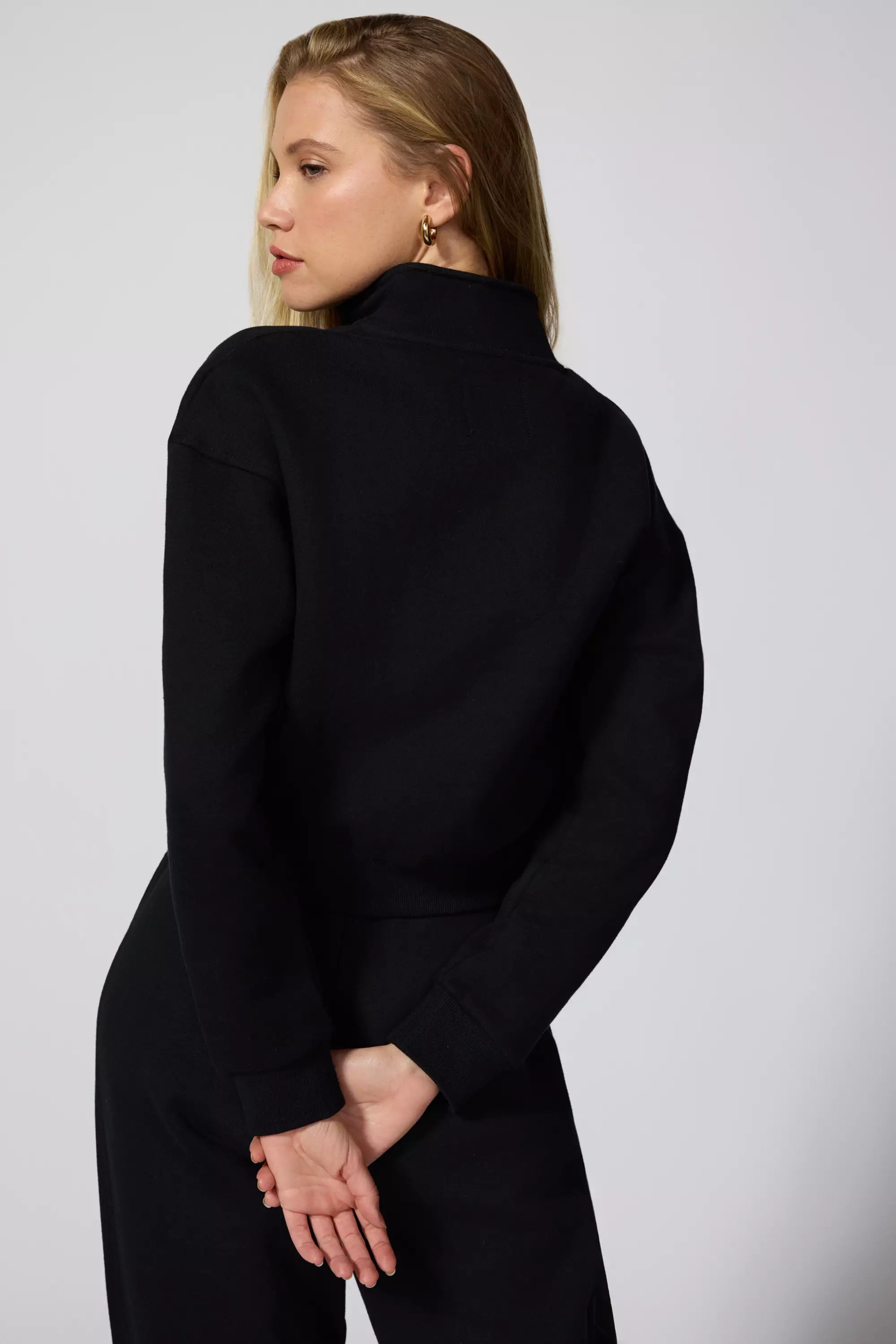 Luxefleece 1/4 Zip - Black