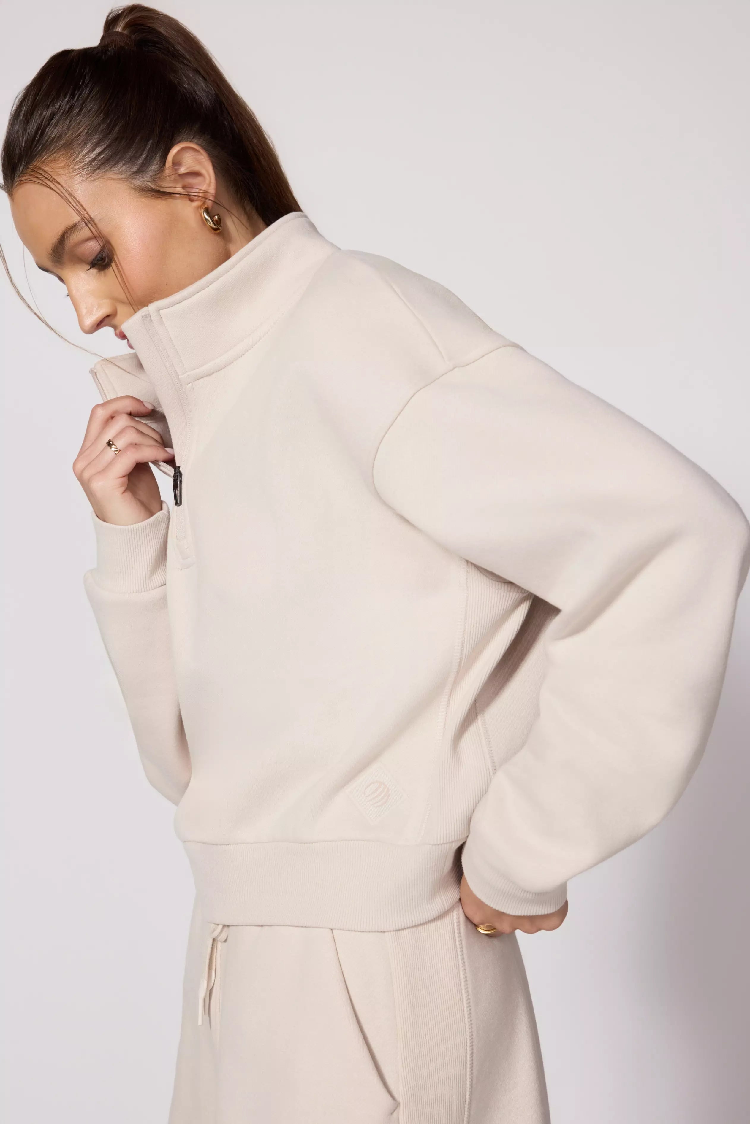 Luxefleece 1/4 Zip - Stone