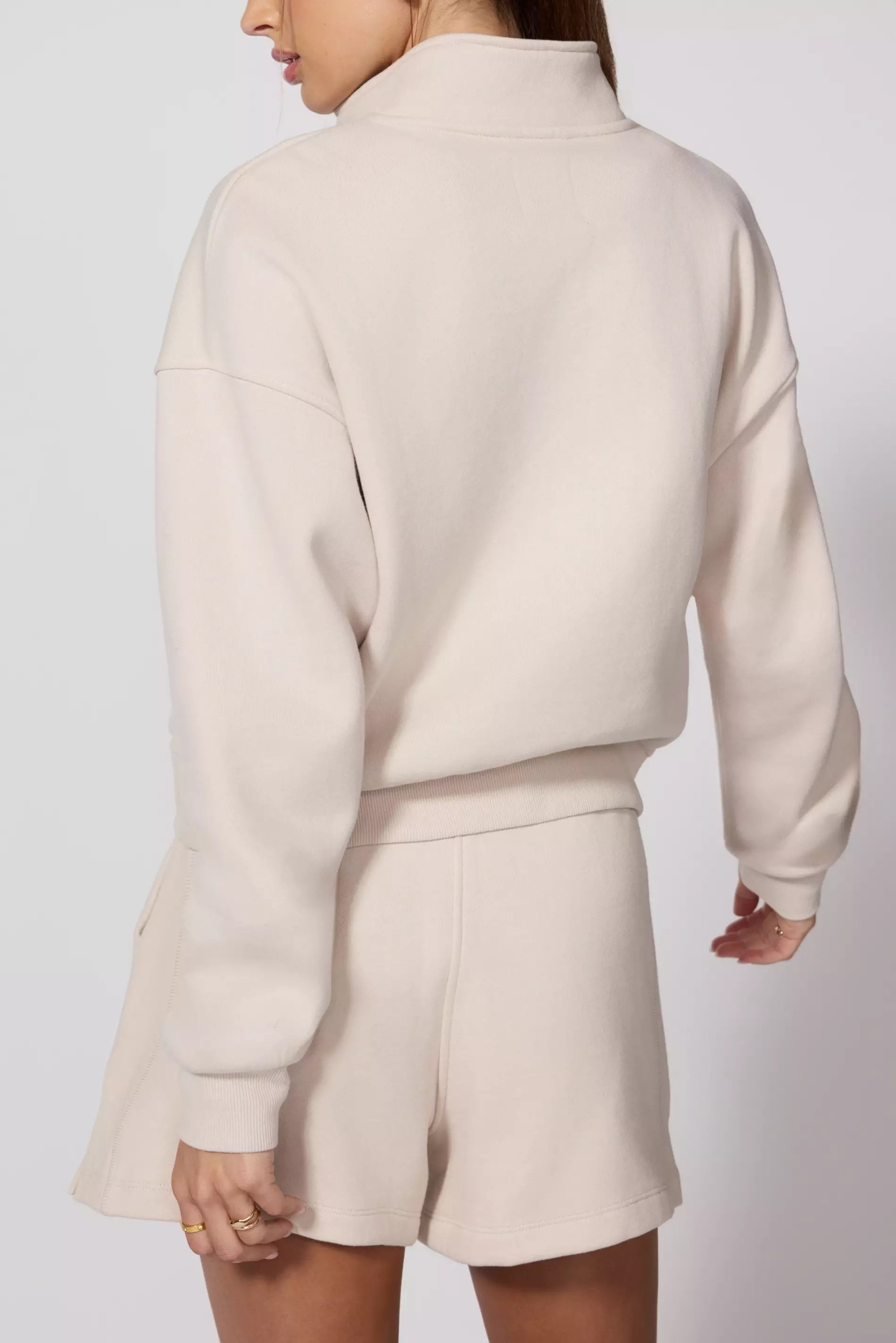 Luxefleece 1/4 Zip - Stone