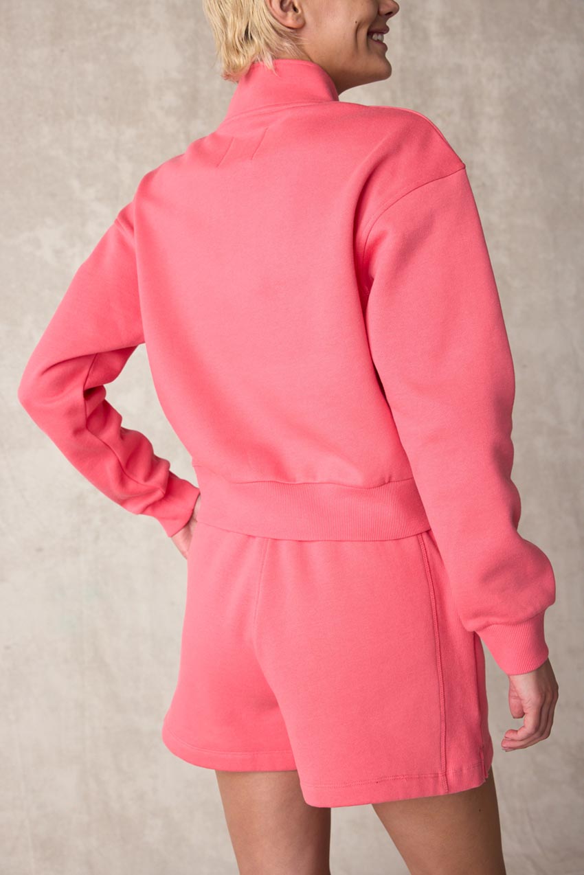 The Comfort Women’s 1/4 Zip Cropped Sweatshirt