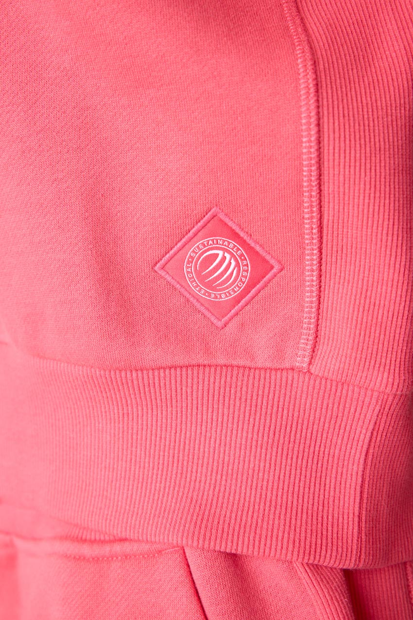 The Comfort Women’s 1/4 Zip Cropped Sweatshirt