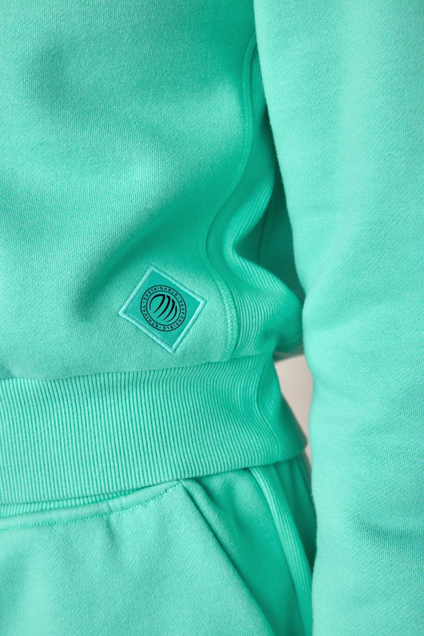 The Comfort Women’s 1/4 Zip Cropped Sweatshirt