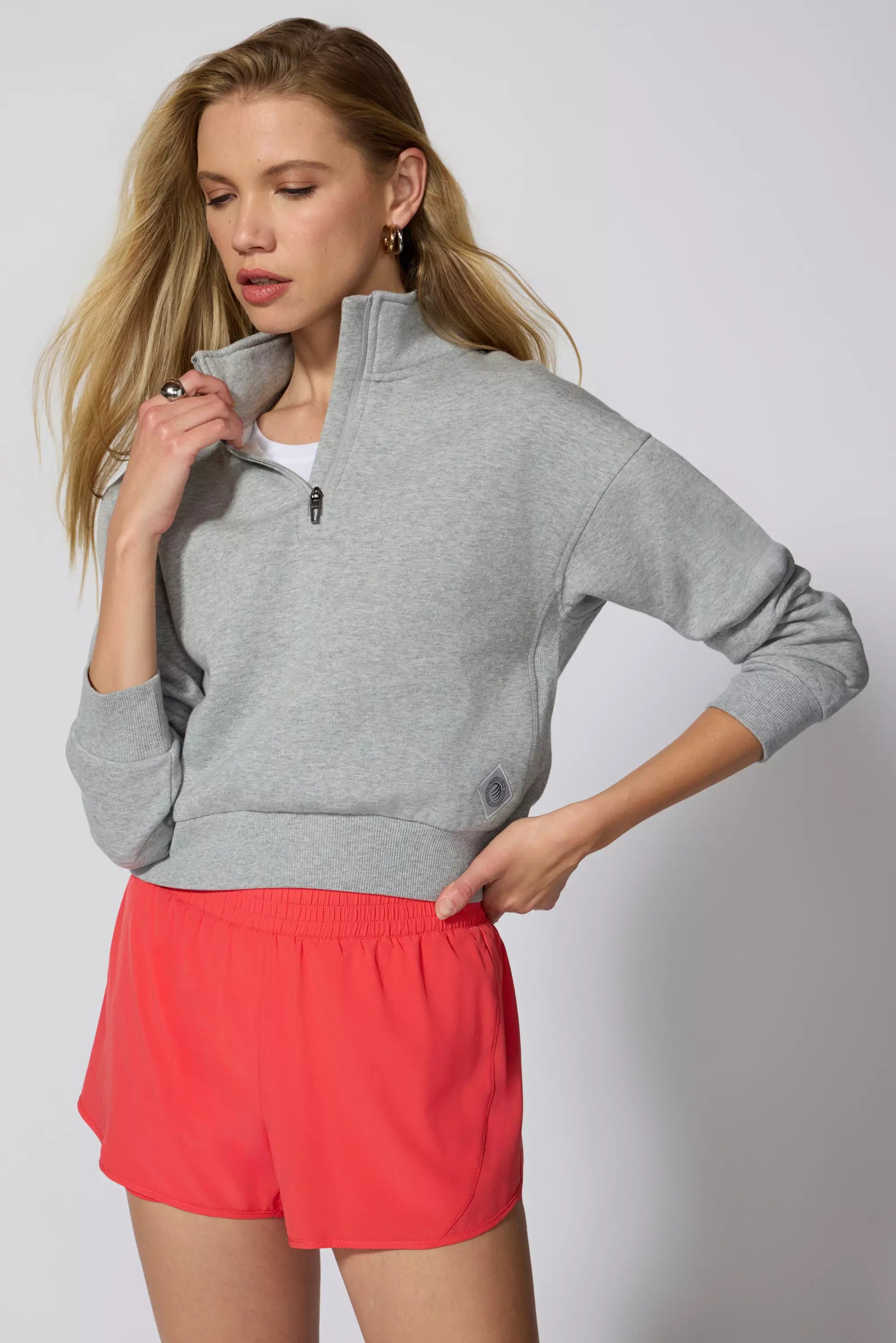 Luxefleece 1/4 Zip - Htr Concrete