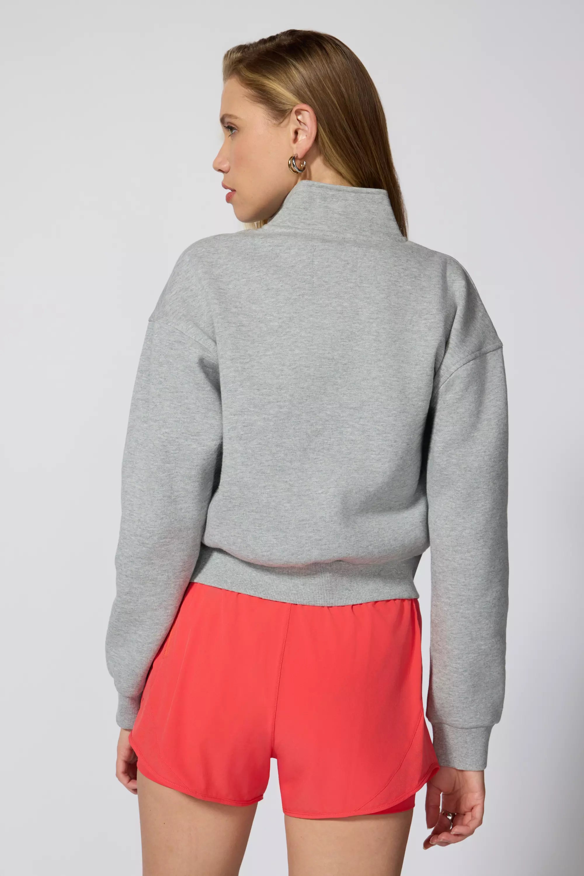 Luxefleece 1/4 Zip - Htr Concrete