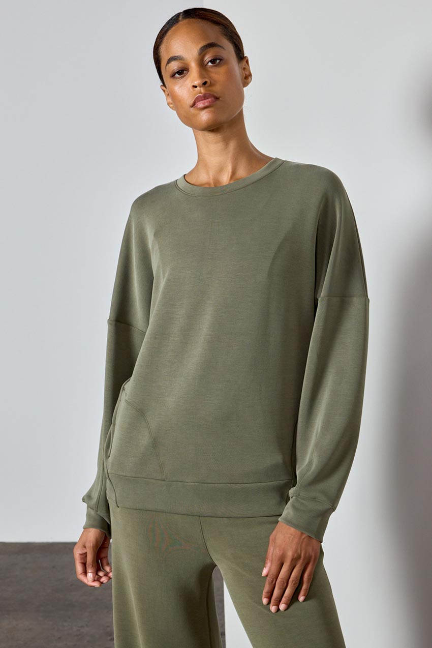 Release TENCEL™ Sweatshirt - Dusty Olive