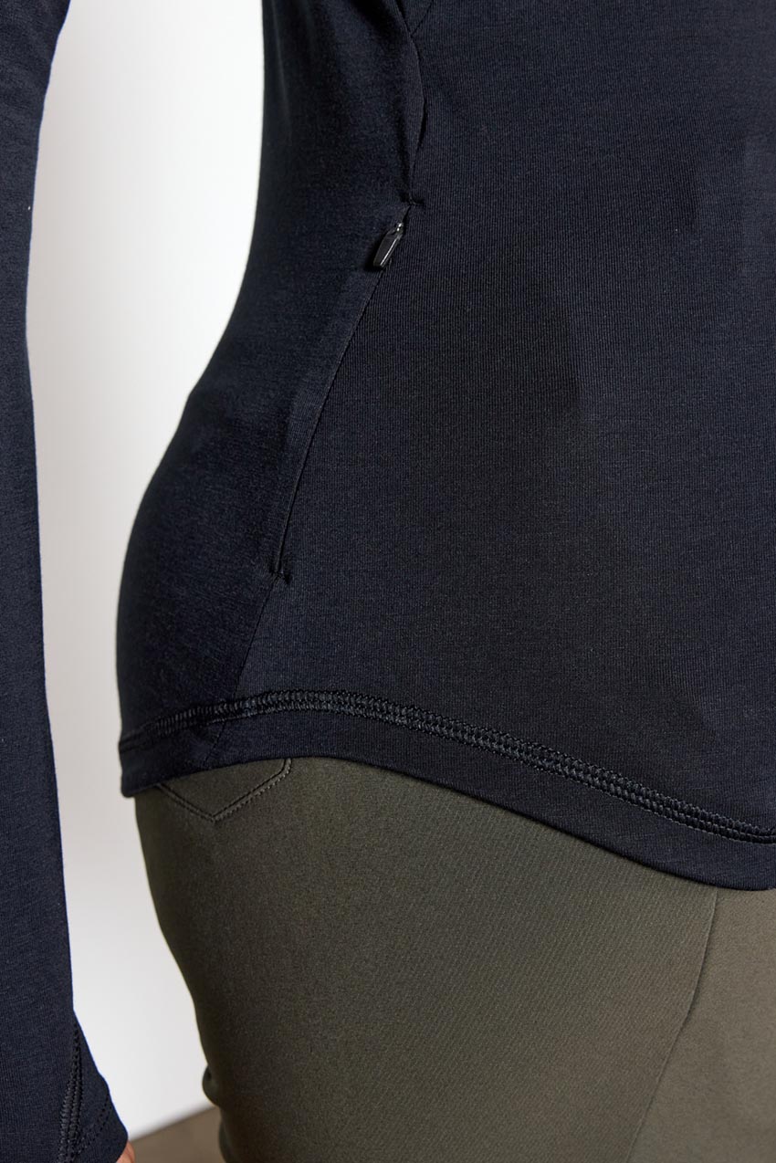 Orbit High Mock Neck Long Sleeve Top