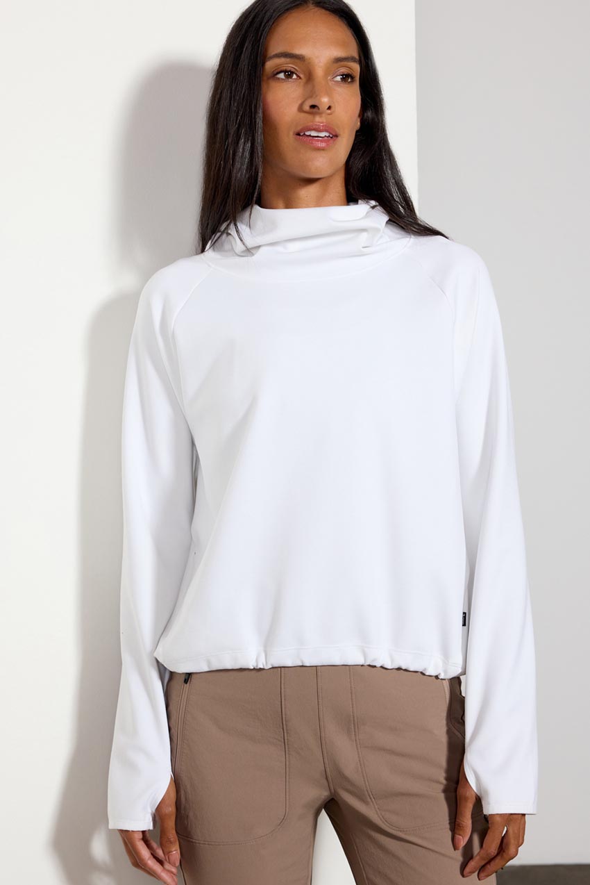 Traverse Hooded Long Sleeve Top