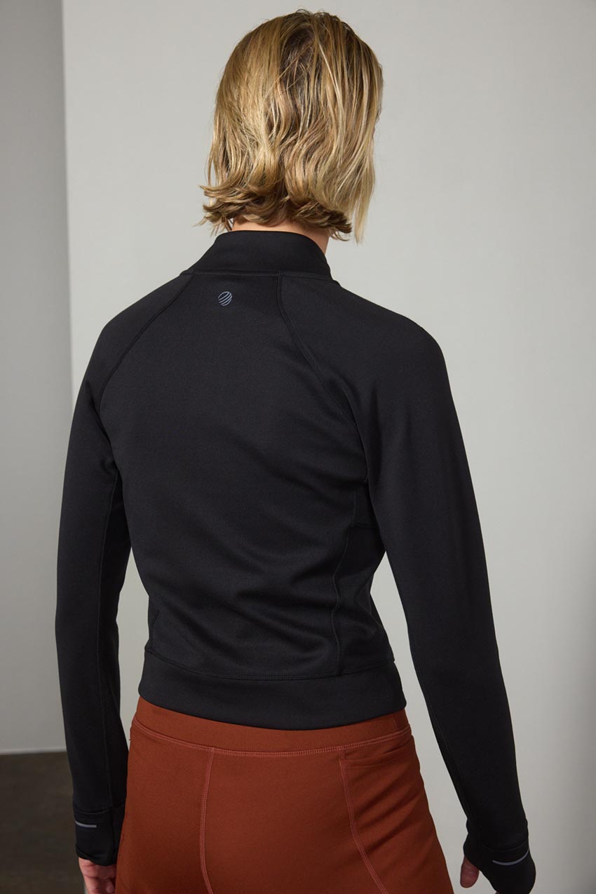 Traverse Fitted Half-Zip Long Sleeve Top
