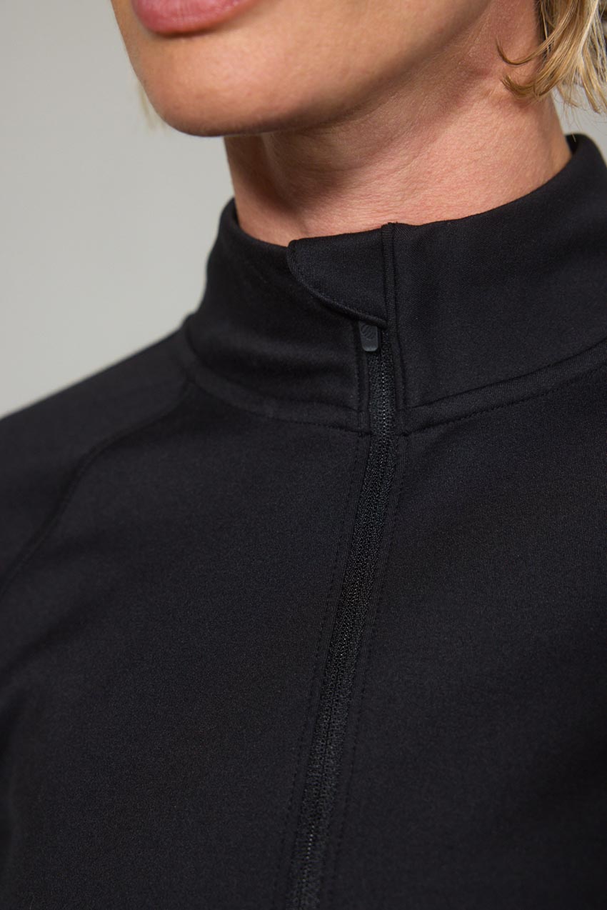 Traverse Fitted Half-Zip Long Sleeve Top
