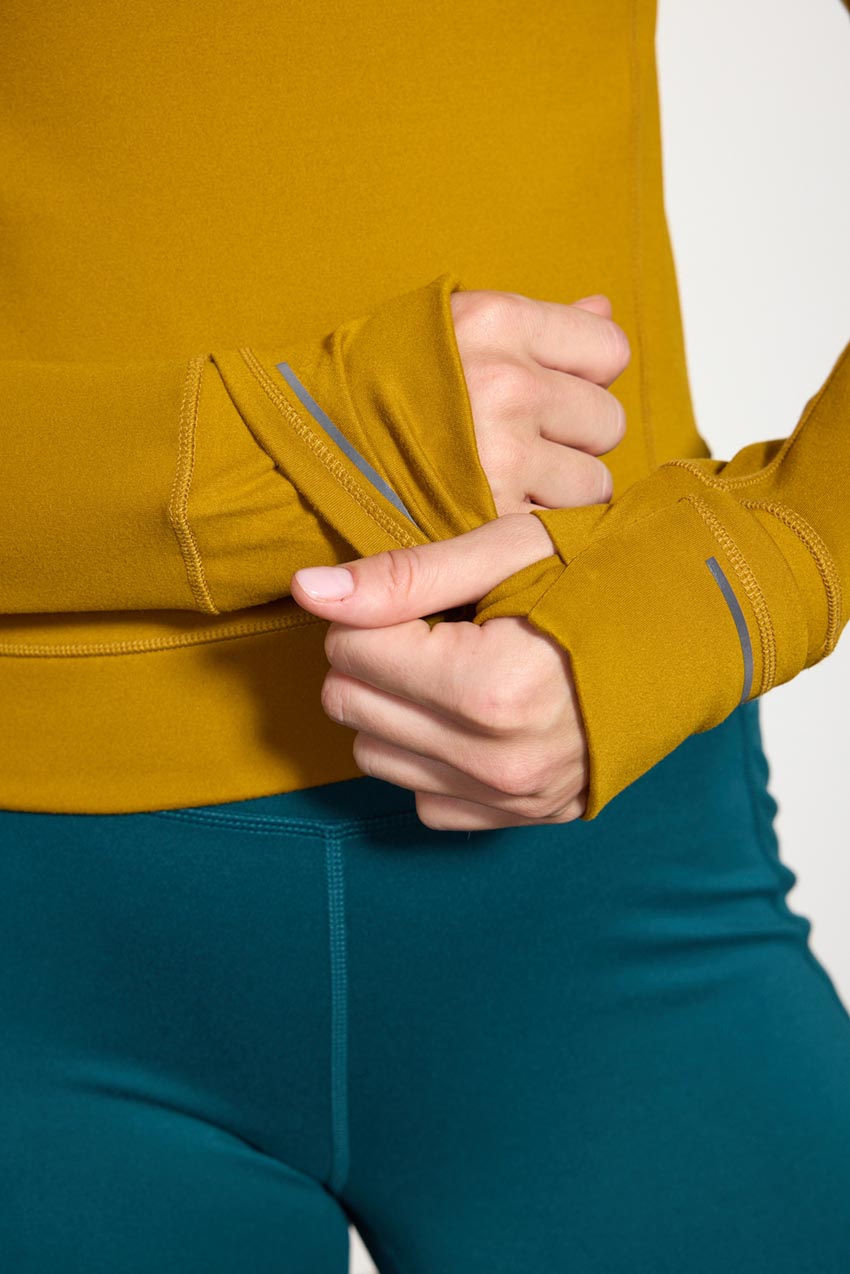 Traverse Fitted Half-Zip Long Sleeve Top