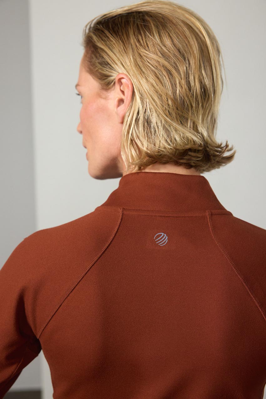 Traverse Fitted Half-Zip Long Sleeve Top