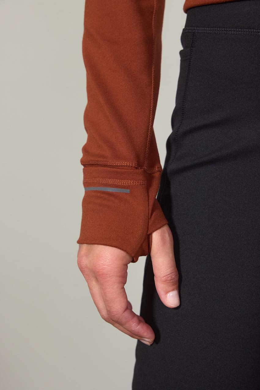 Traverse Fitted Half-Zip Long Sleeve Top