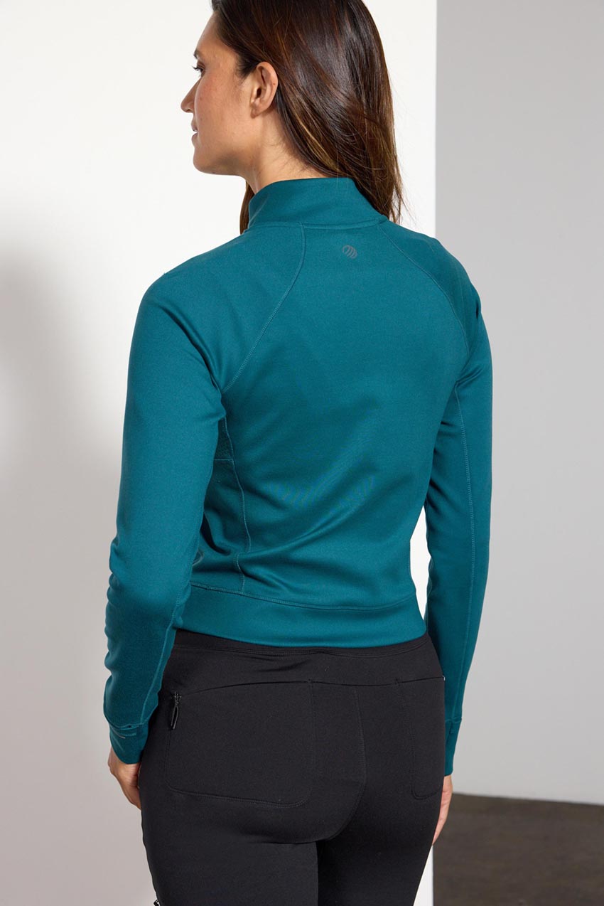 Traverse Fitted Half-Zip Long Sleeve Top