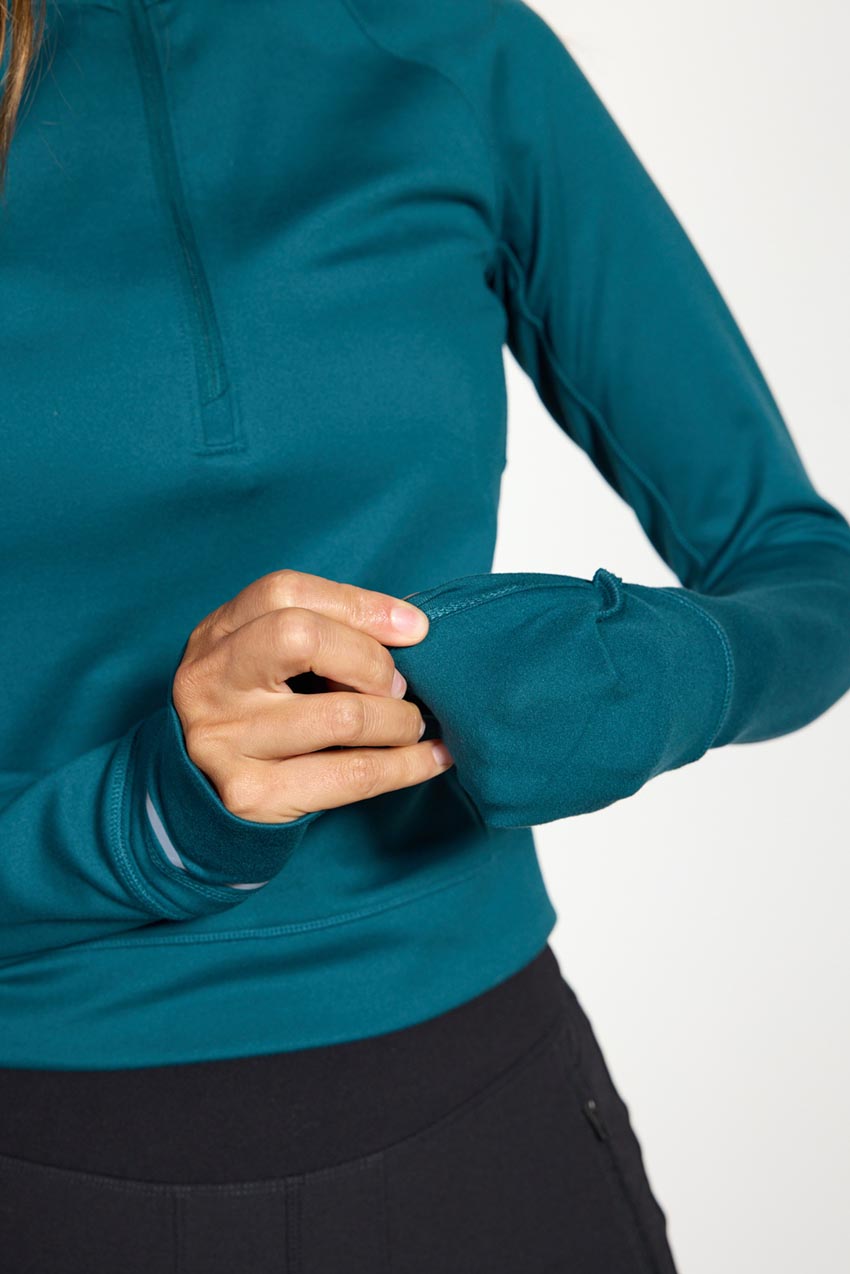 Traverse Fitted Half-Zip Long Sleeve Top