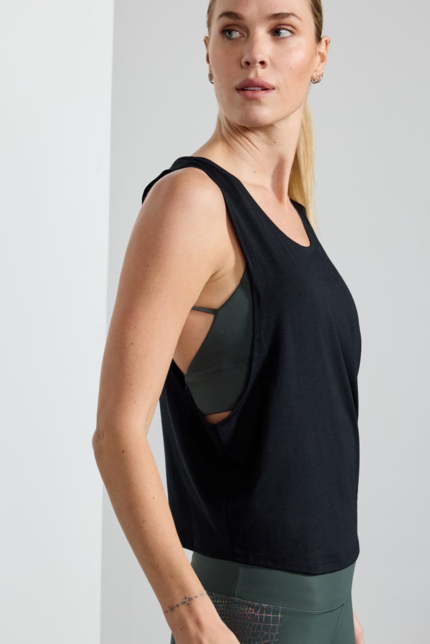 Dynamic Dropped Armhole Tank Top